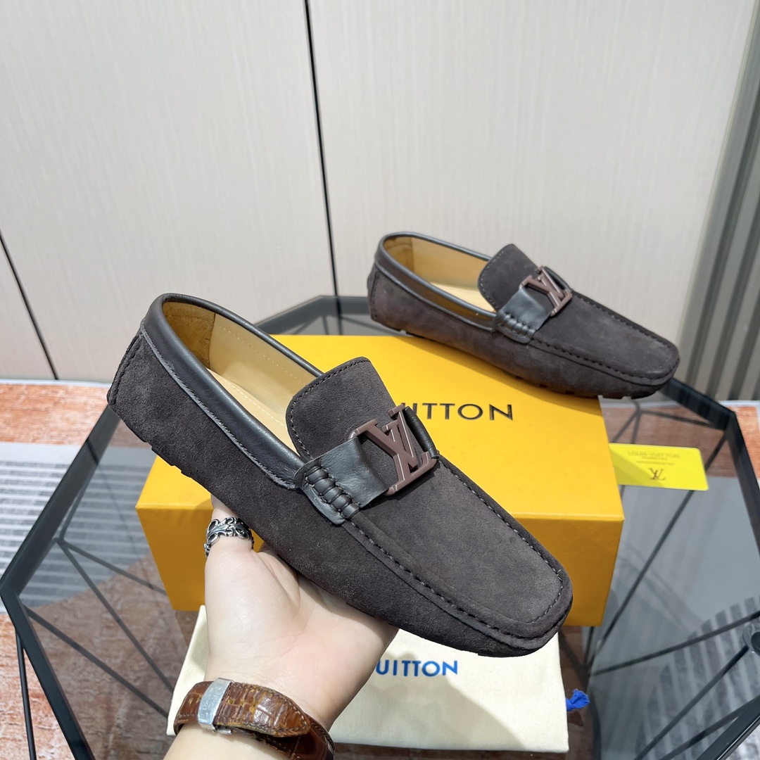 Louis Vuitton Loafers Cow Leather L-s