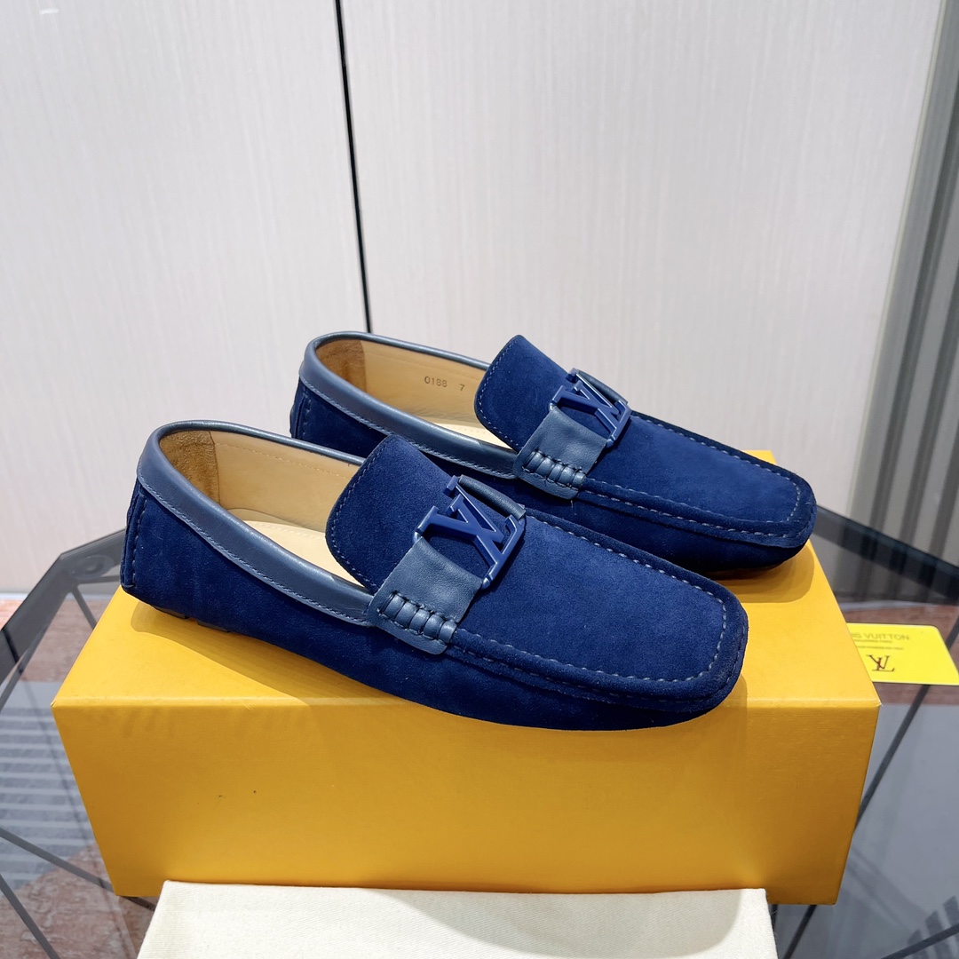 Louis Vuitton Loafers Cow Leather L-s