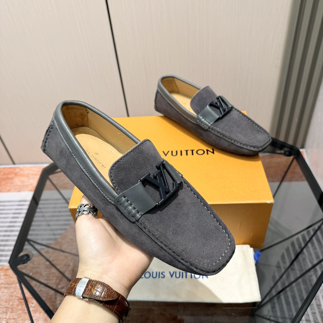 Louis Vuitton Loafers Cow Leather L-s