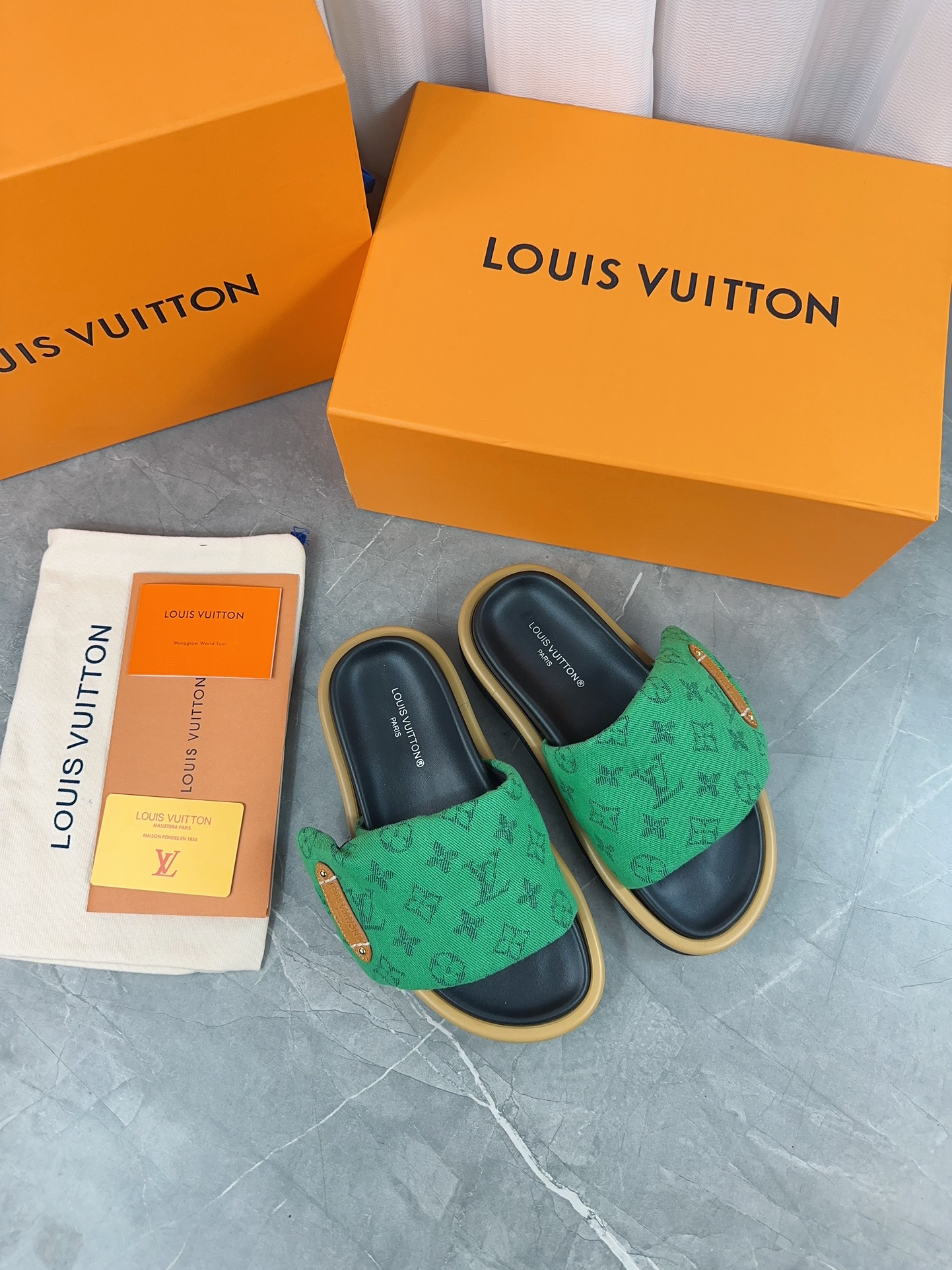 Louis Vuitton Sandals Black M-l-s