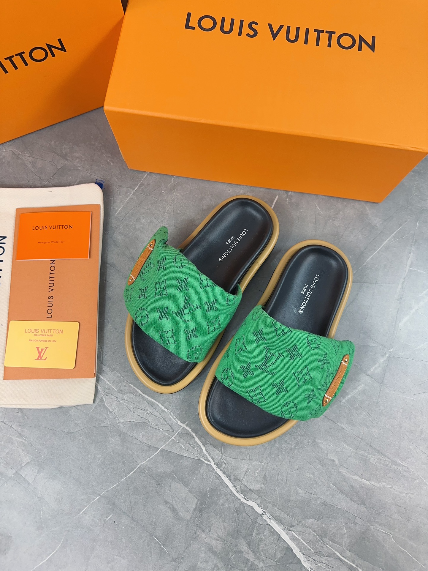 Louis Vuitton Sandals Black M-l-s