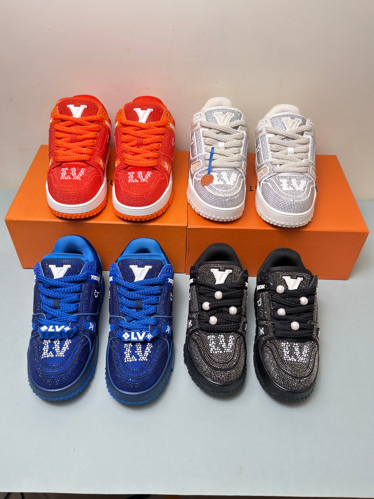 Louis Vuitton Basic Shoes Mesh Breathable L