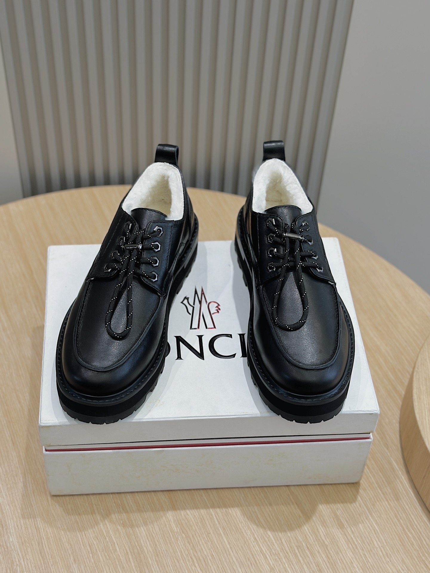 Moncler Male Leather Shoes Cow Leather M-l-s