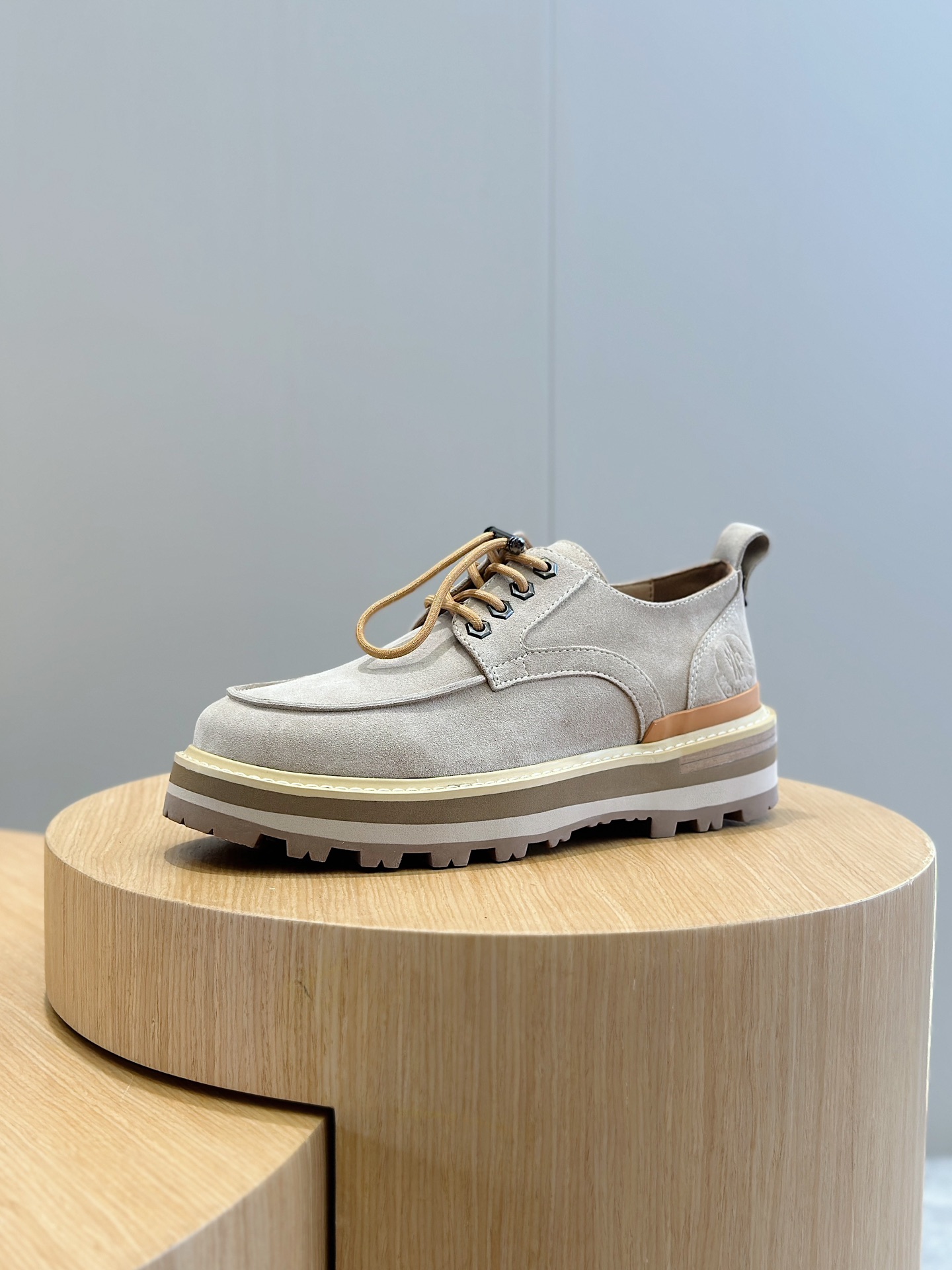 Moncler Male Leather Shoes Cow Leather M-l-s