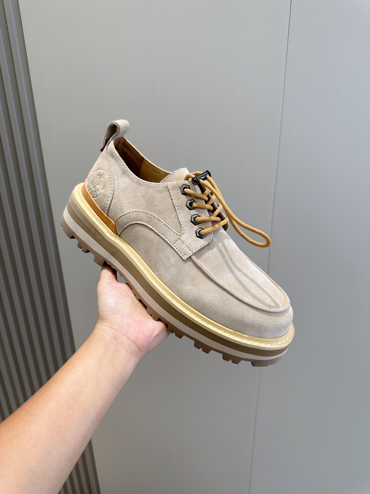 Moncler Male Leather Shoes Cow Leather M-l-s