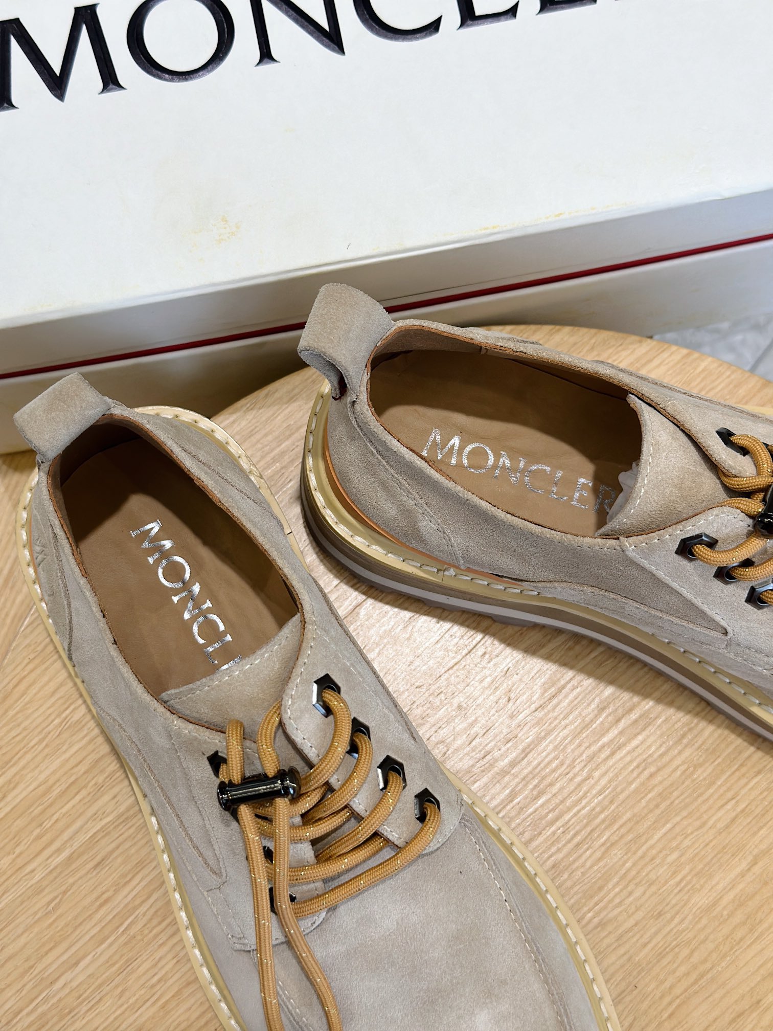 Moncler Male Leather Shoes Cow Leather M-l-s