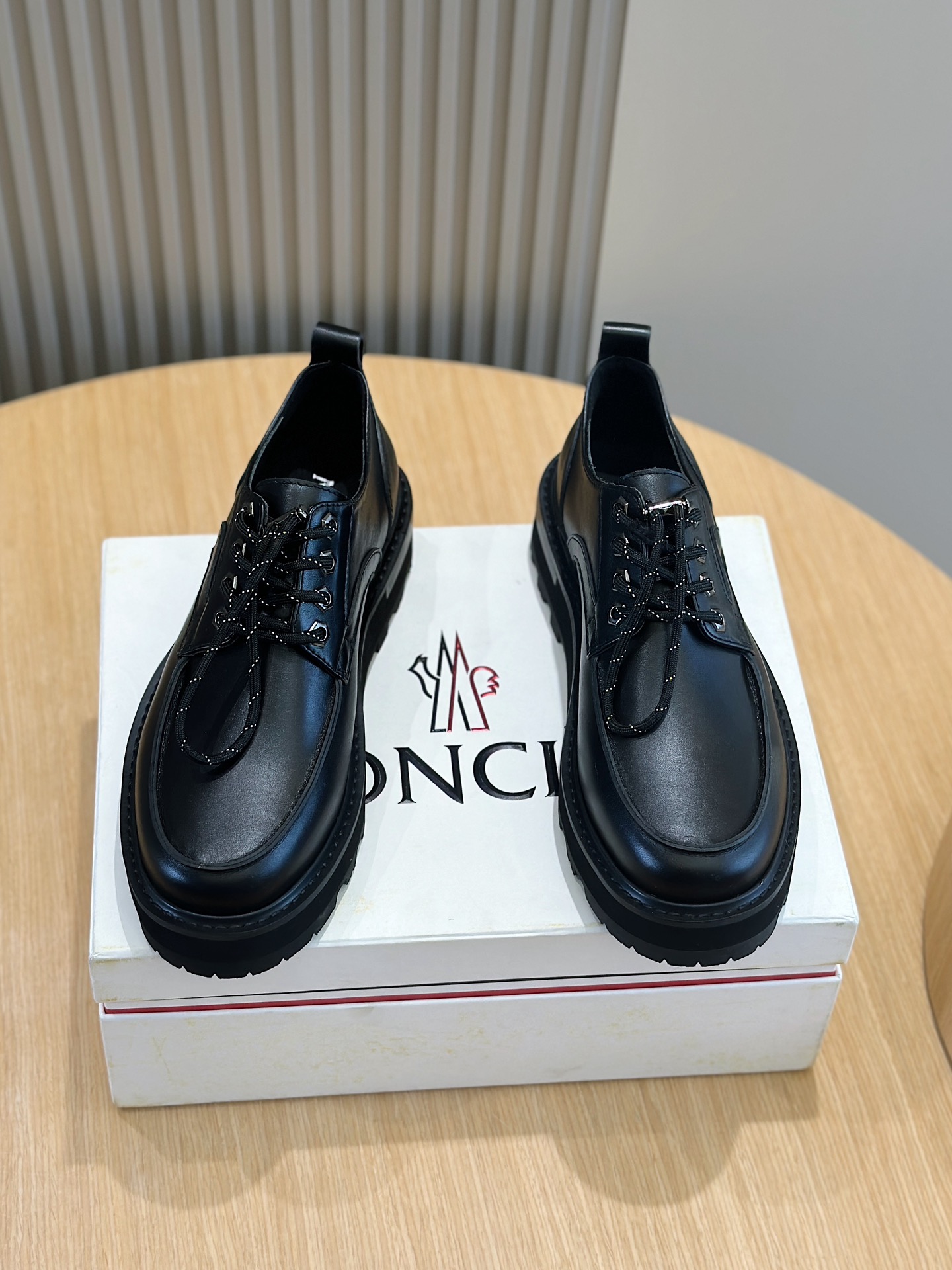 Moncler Male Leather Shoes Cow Leather M-l-s