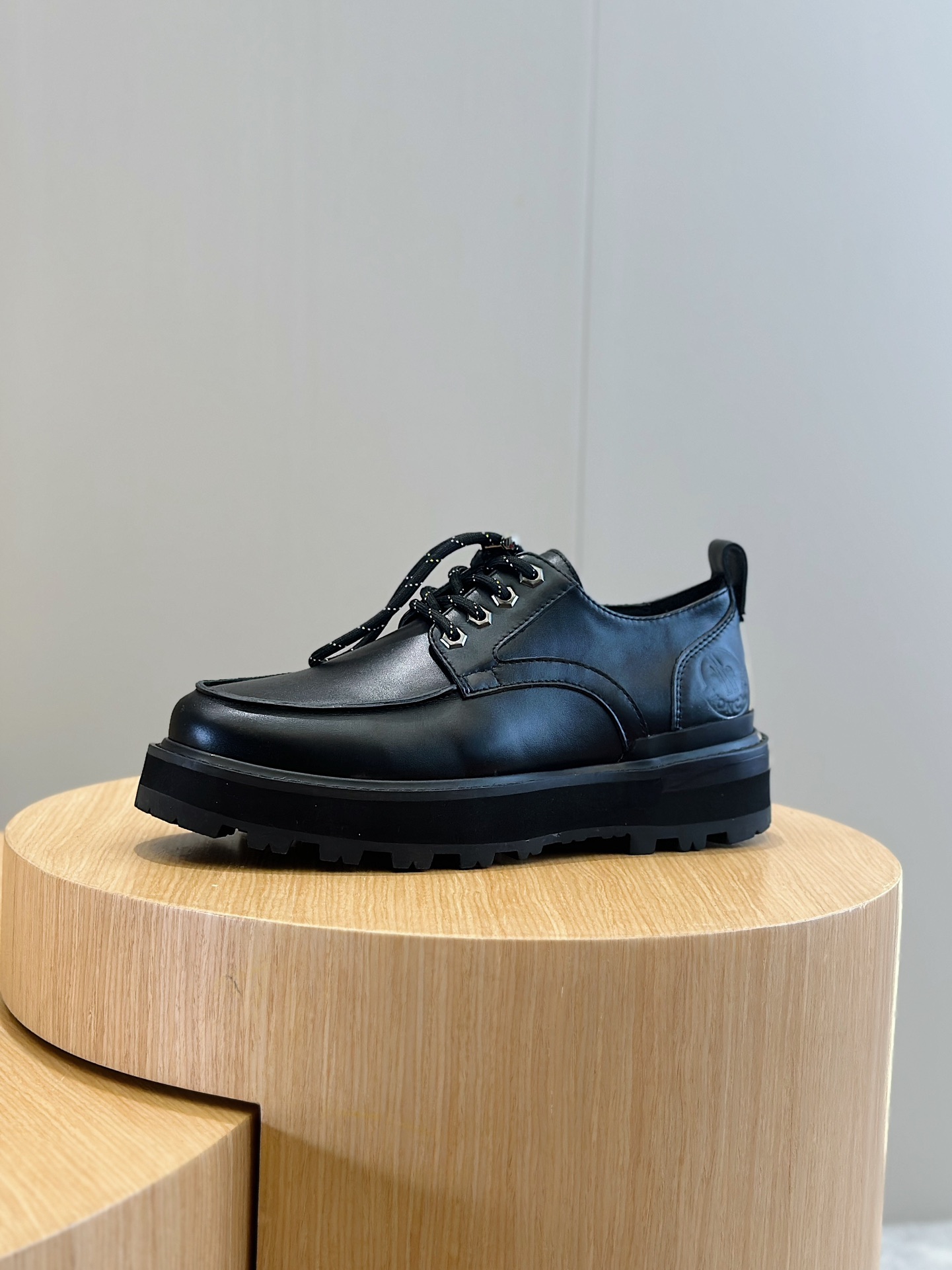 Moncler Male Leather Shoes Cow Leather M-l-s