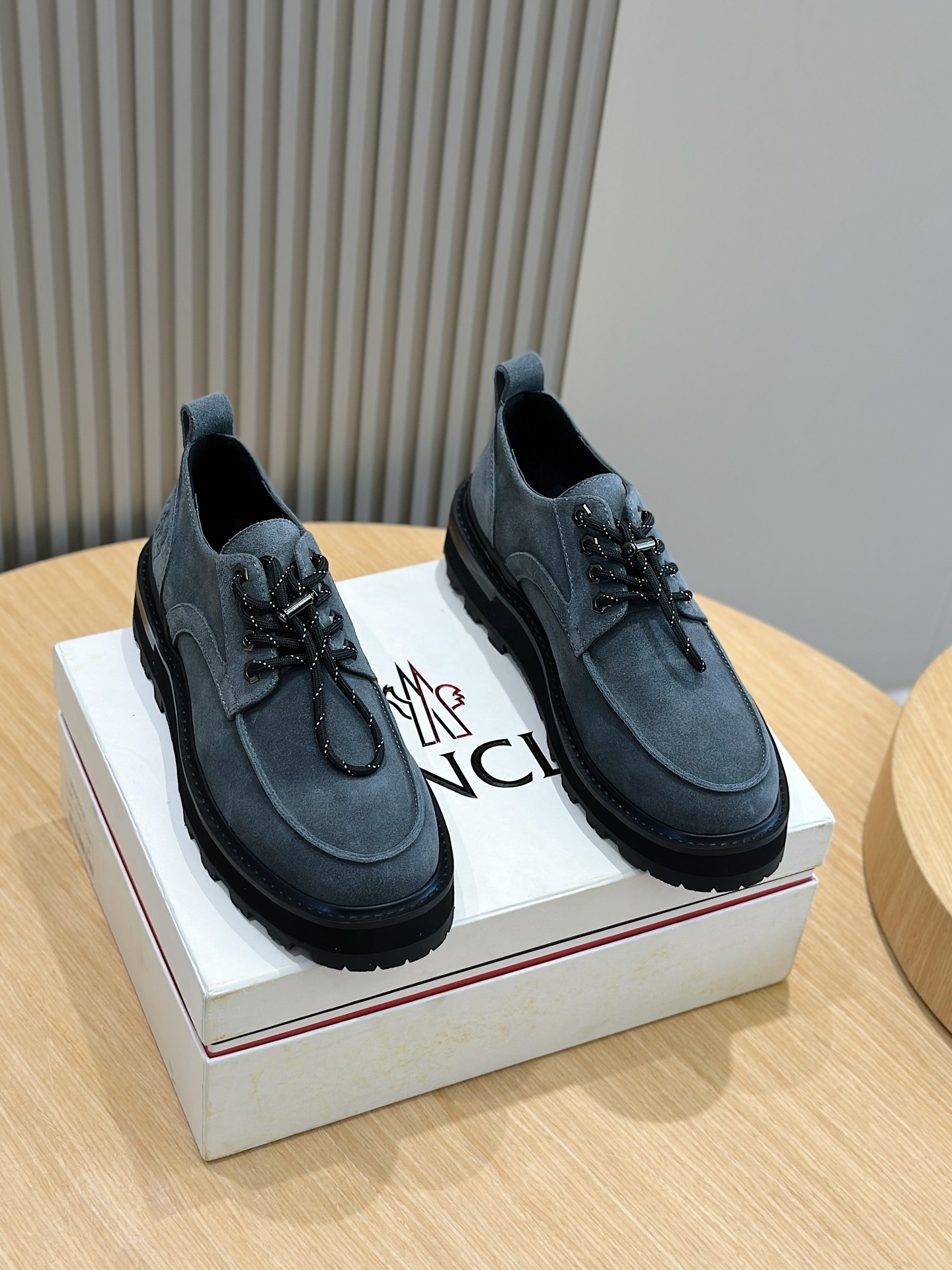 Moncler Male Leather Shoes Cow Leather M-l-s