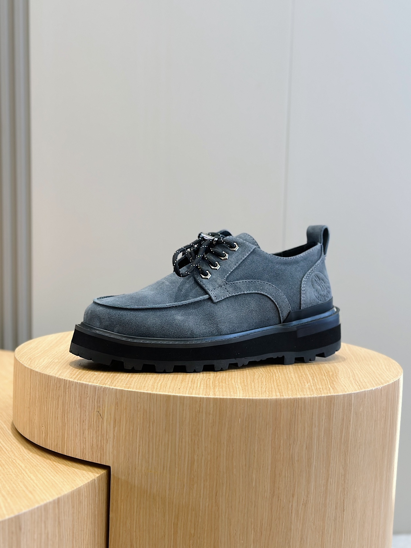 Moncler Male Leather Shoes Cow Leather M-l-s