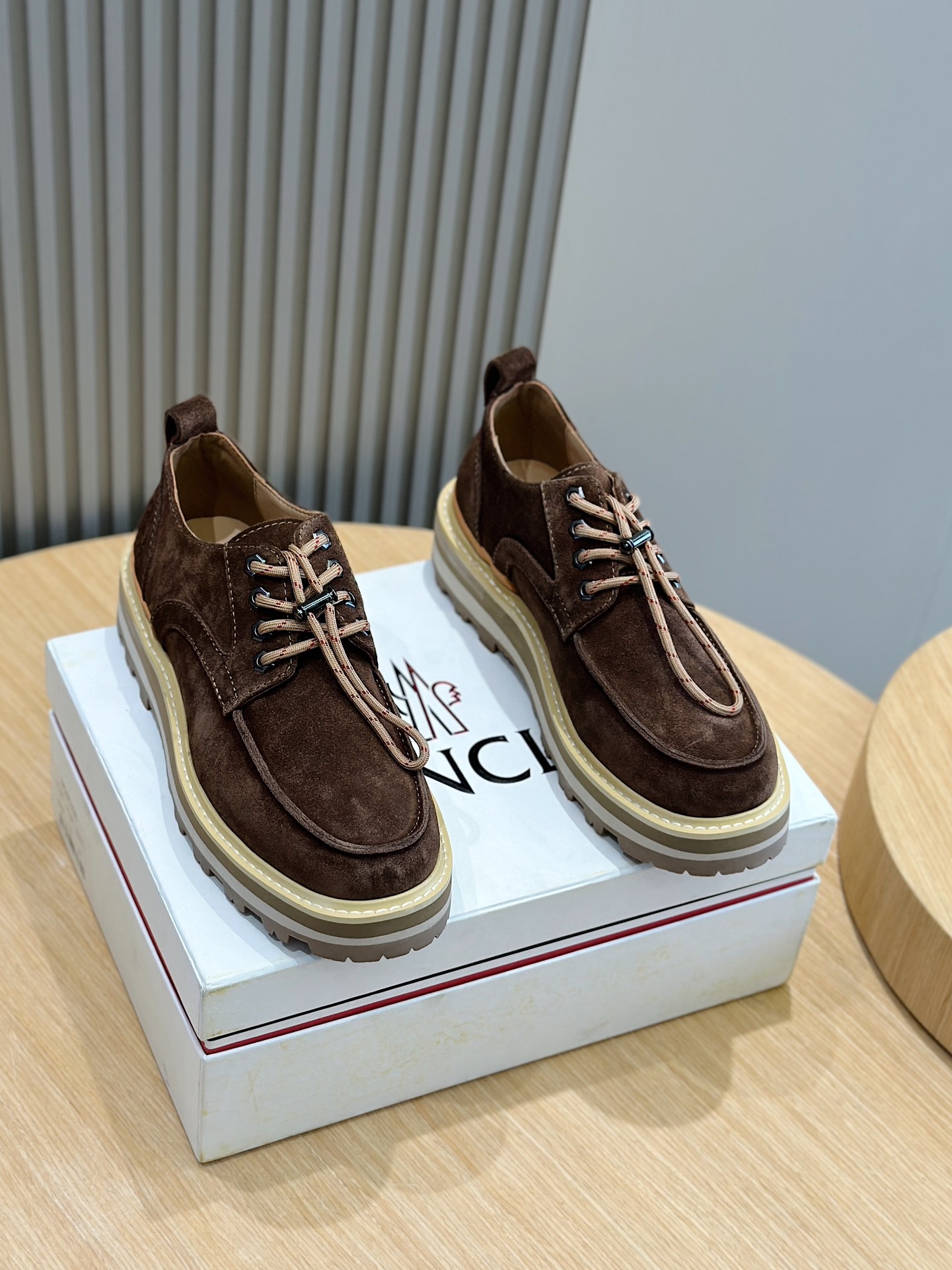 Moncler Male Leather Shoes Cow Leather M-l-s