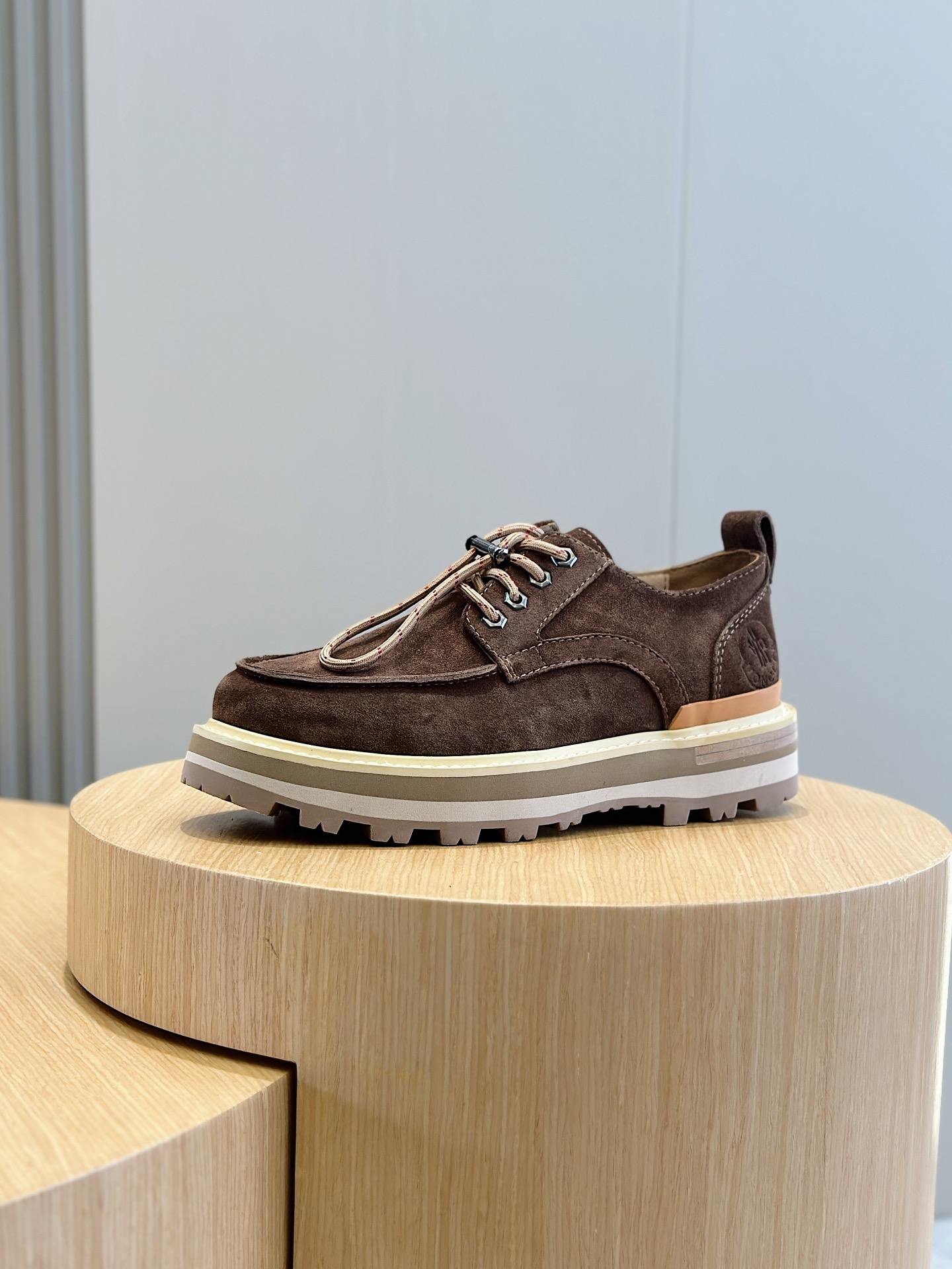 Moncler Male Leather Shoes Cow Leather M-l-s