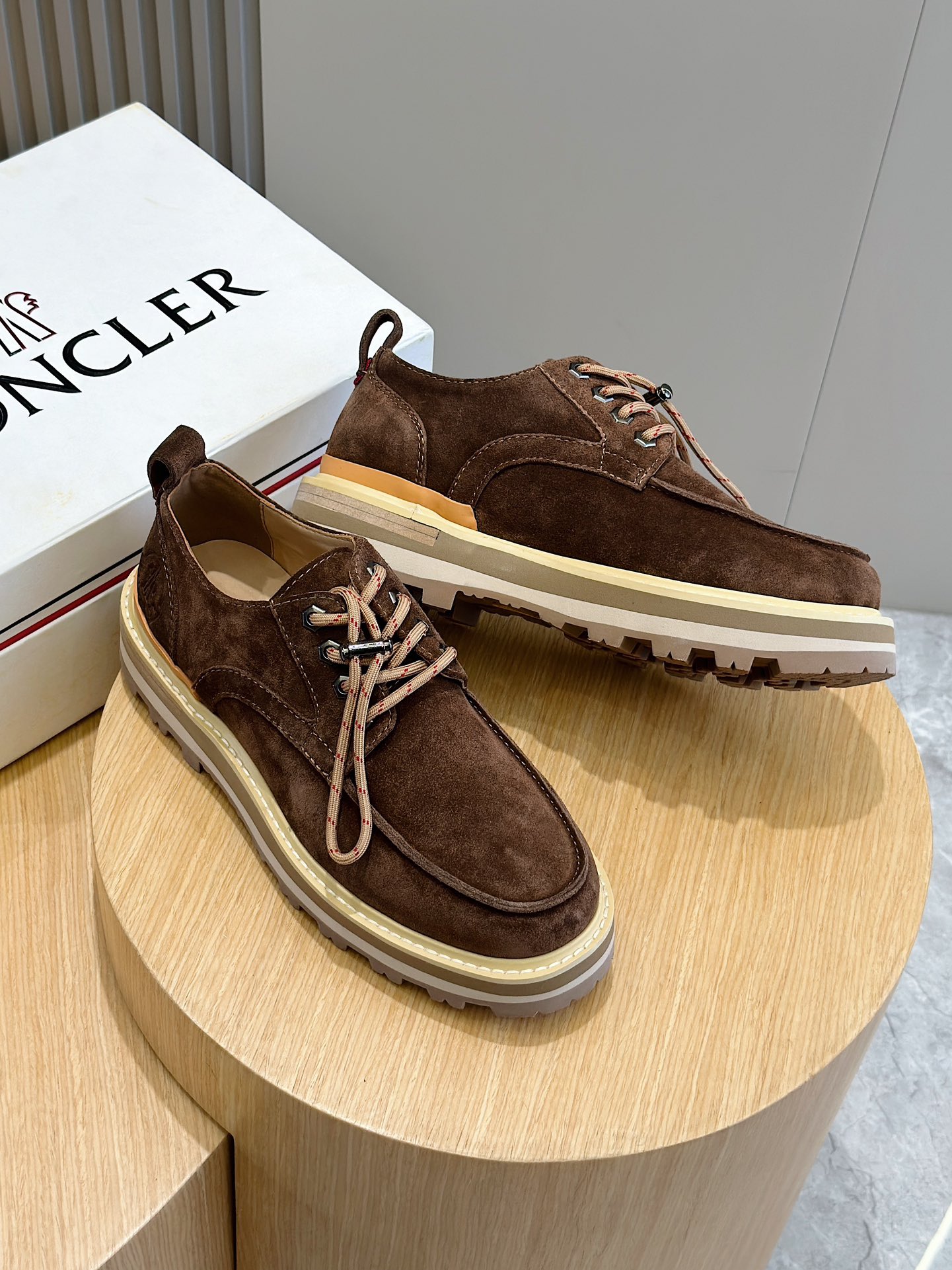 Moncler Male Leather Shoes Cow Leather M-l-s