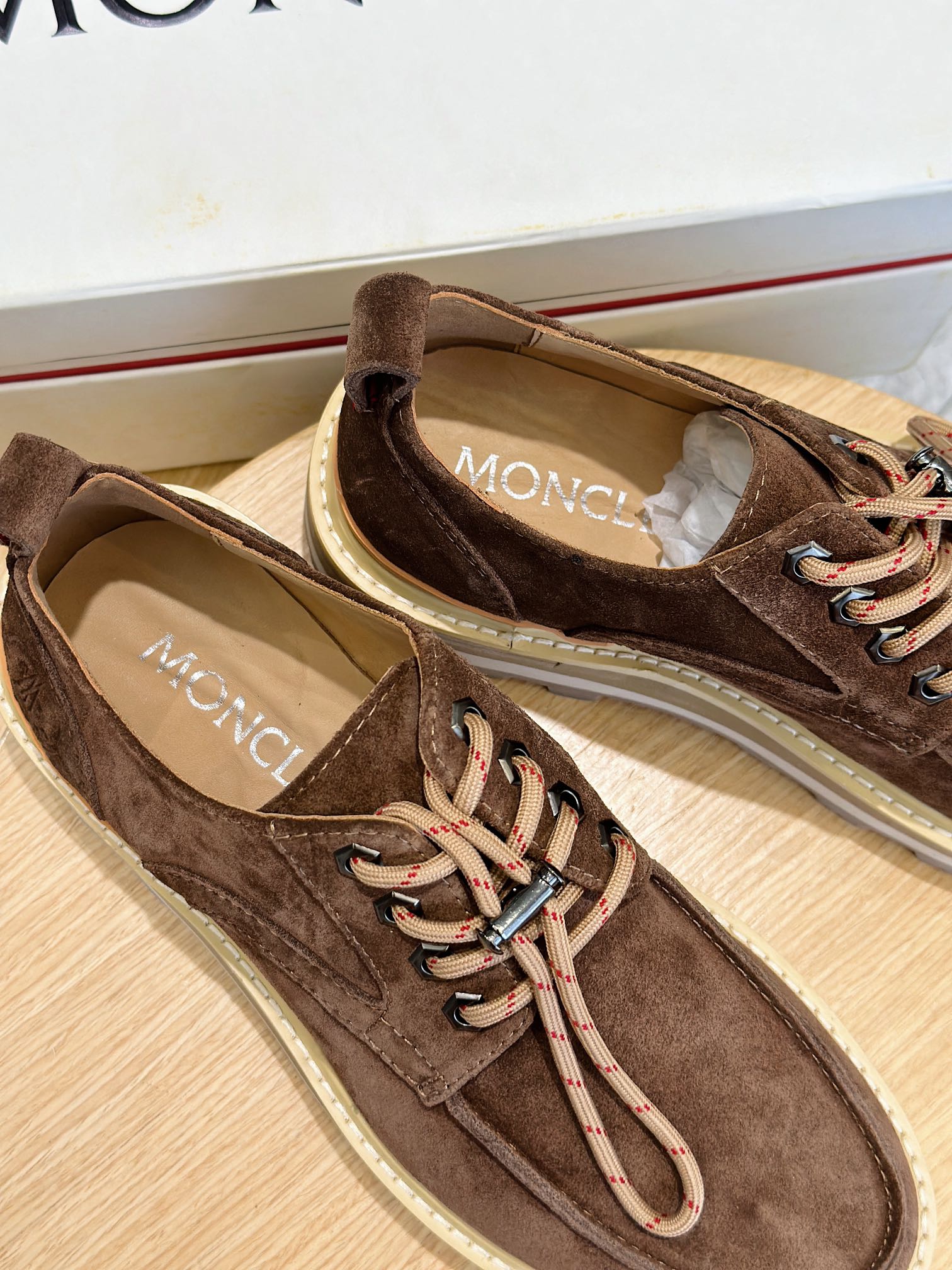 Moncler Male Leather Shoes Cow Leather M-l-s