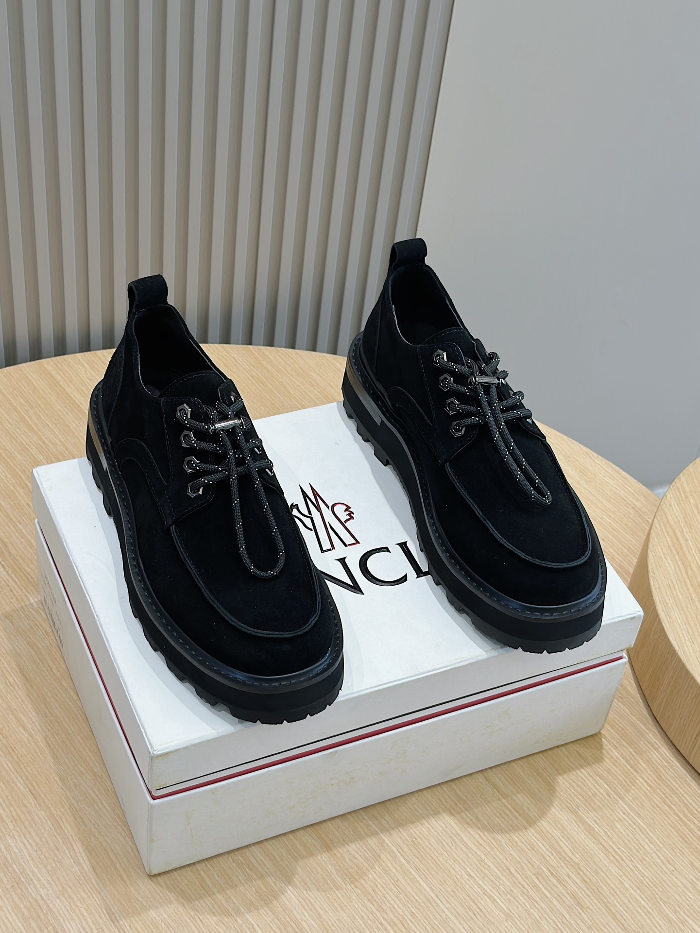 Moncler Male Leather Shoes Cow Leather M-l-s