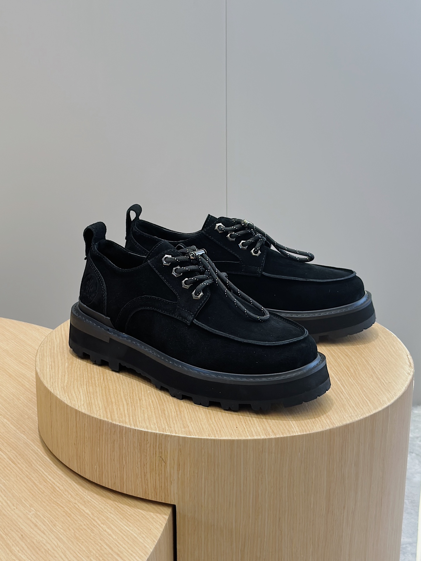 Moncler Male Leather Shoes Cow Leather M-l-s