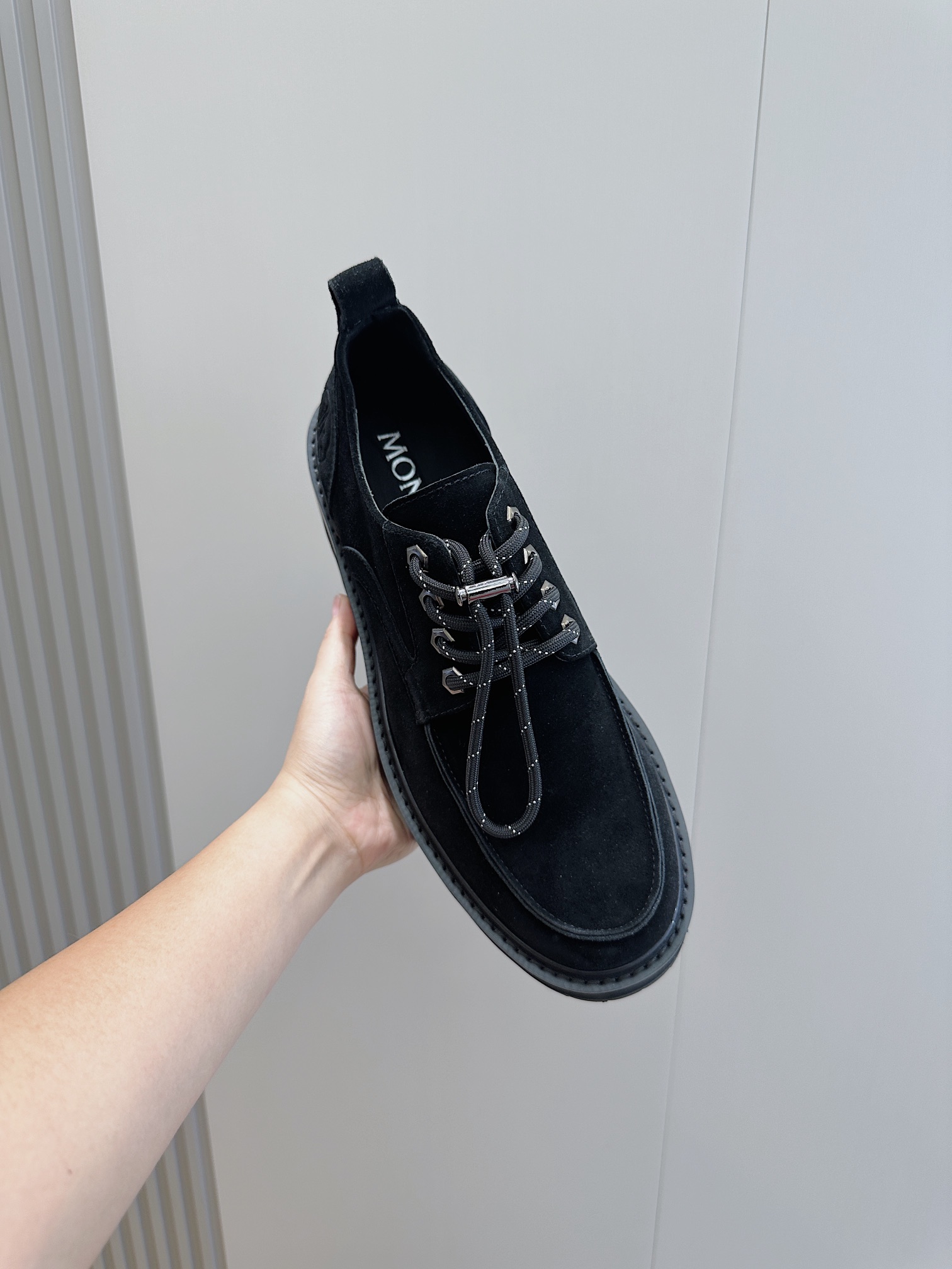 Moncler Male Leather Shoes Cow Leather M-l-s