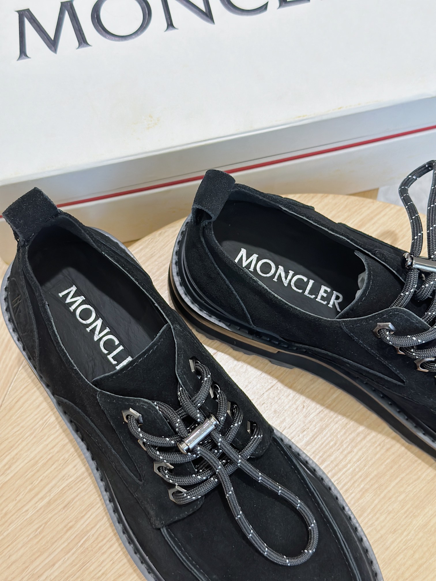 Moncler Male Leather Shoes Cow Leather M-l-s