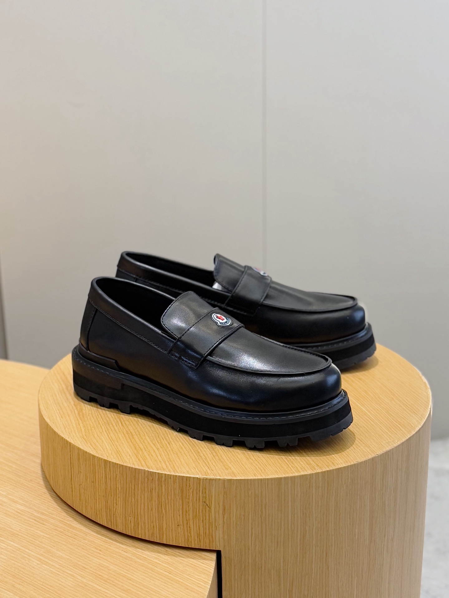 Moncler Male Leather Shoes Cow Leather M-l-s