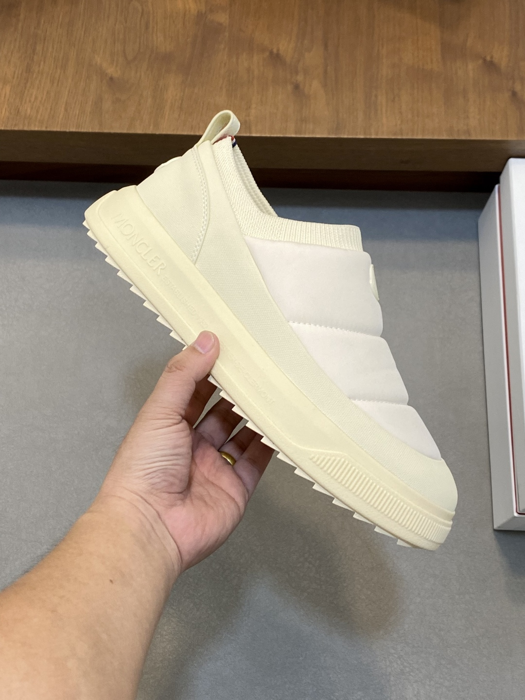 Moncler Couple Sneakers Black M-l-s