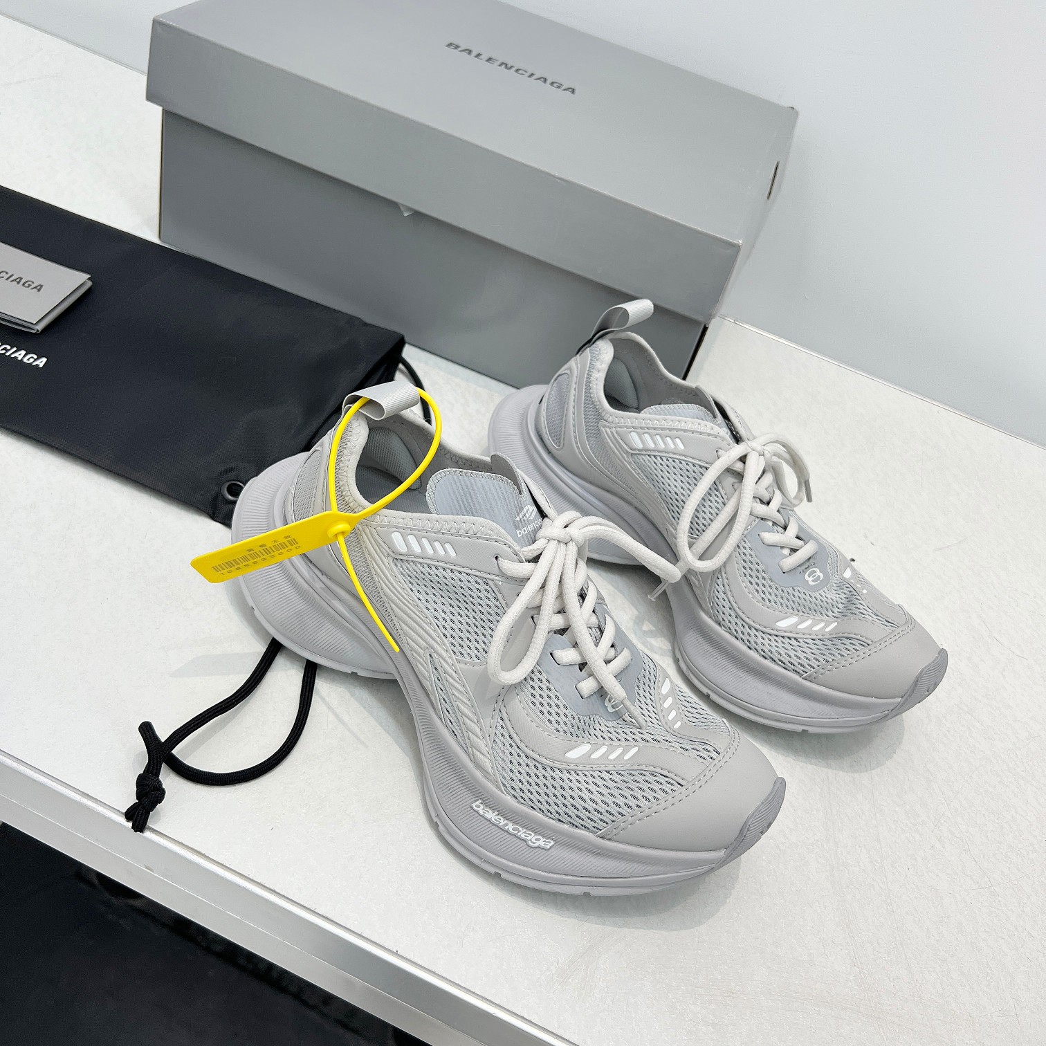 Balenciaga Sneakers Black Breathable