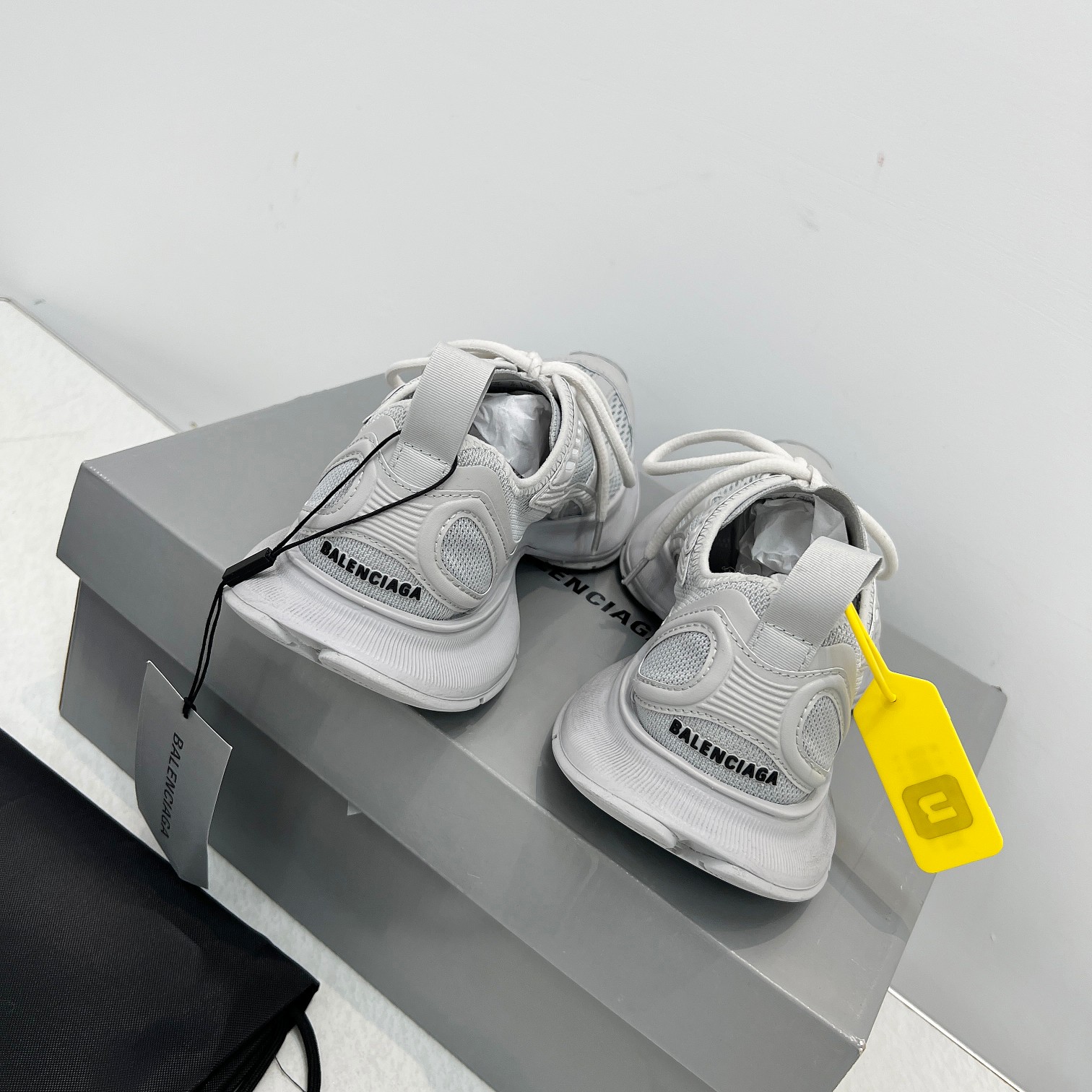 Balenciaga Sneakers Black Breathable