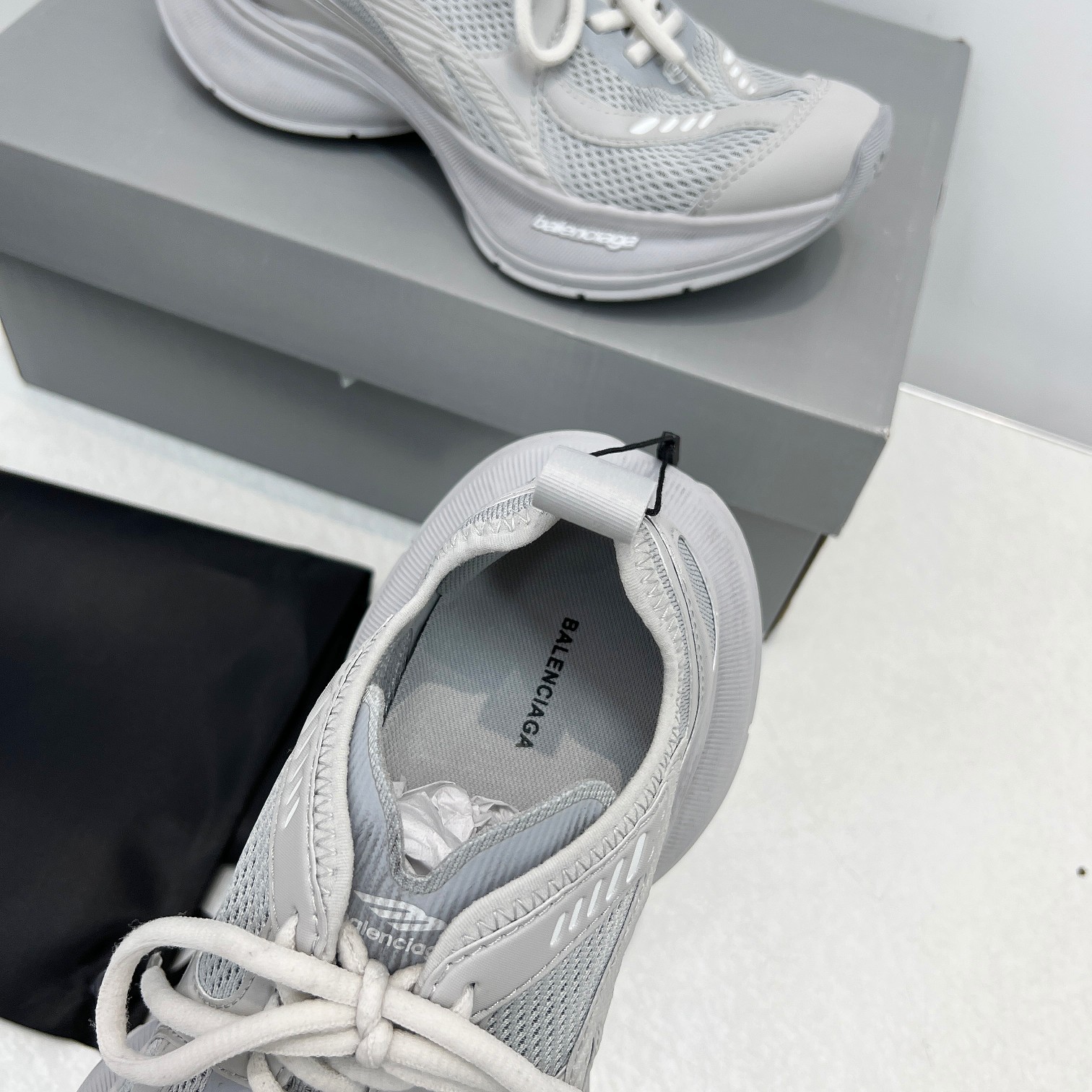 Balenciaga Sneakers Black Breathable