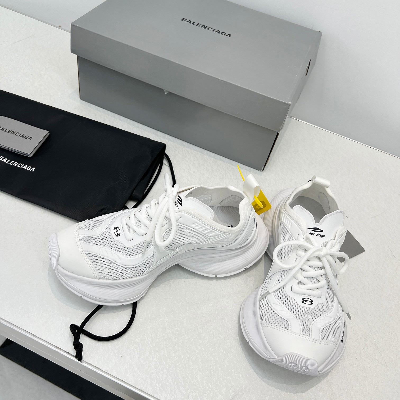 Balenciaga Sneakers Black Breathable