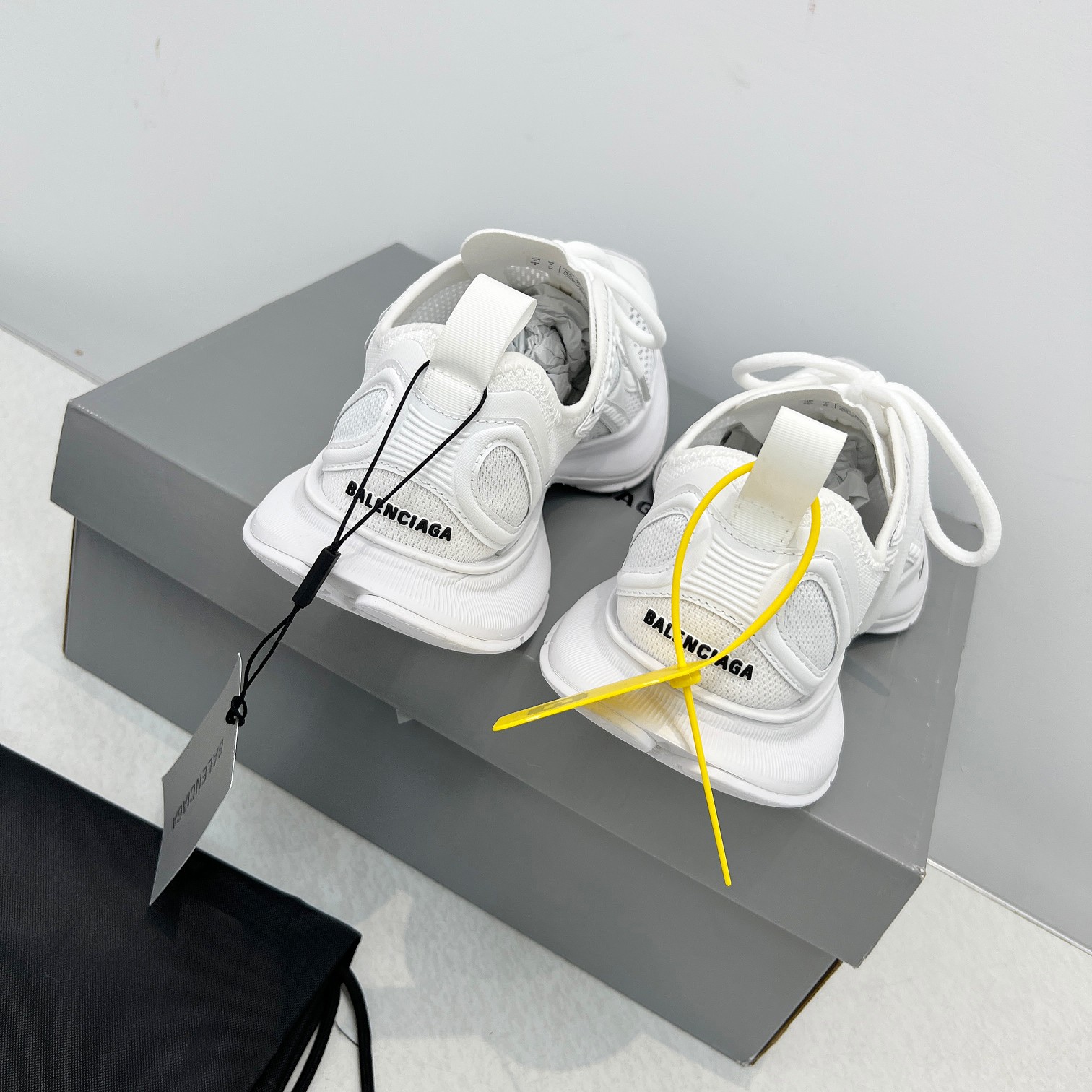 Balenciaga Sneakers Black Breathable