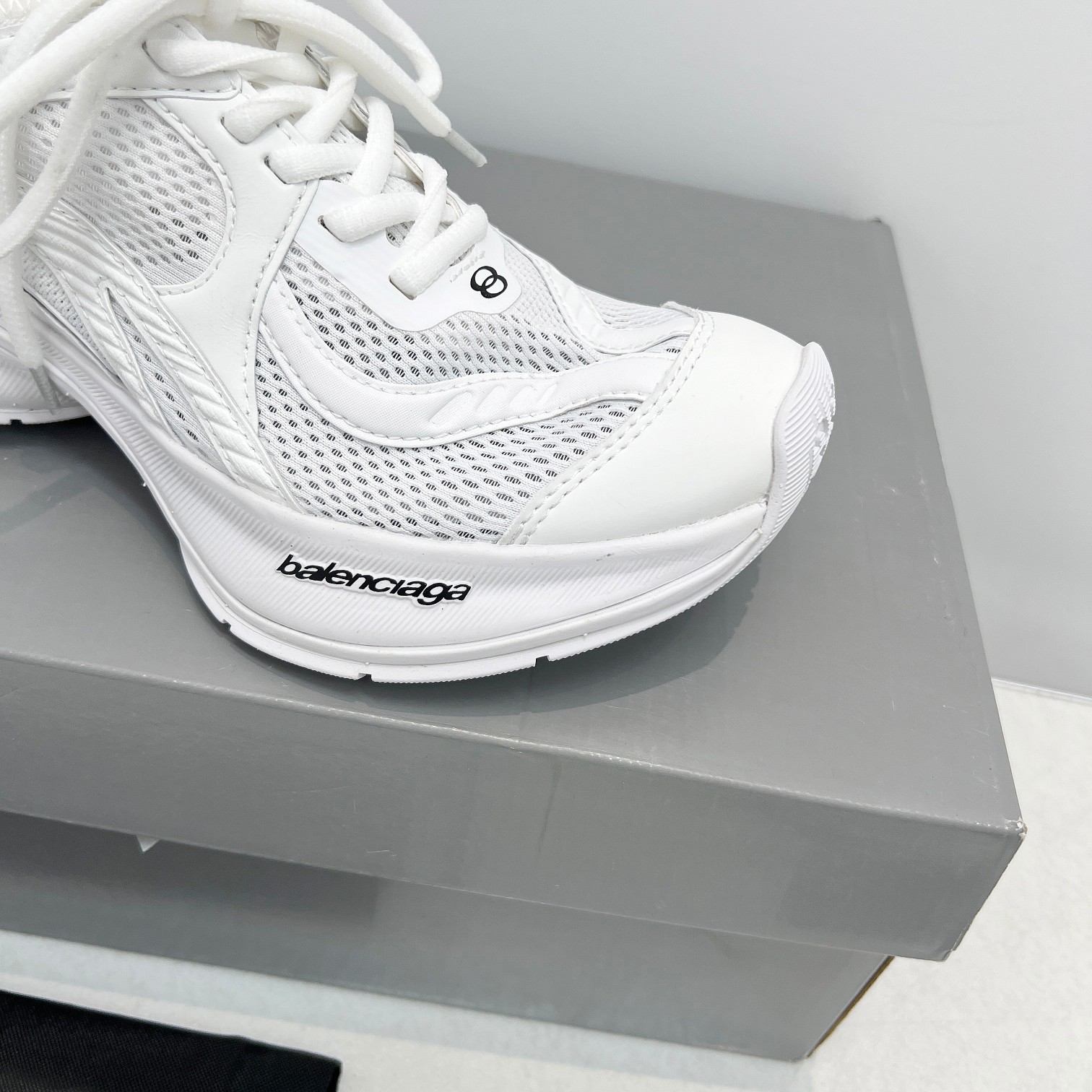 Balenciaga Sneakers Black Breathable