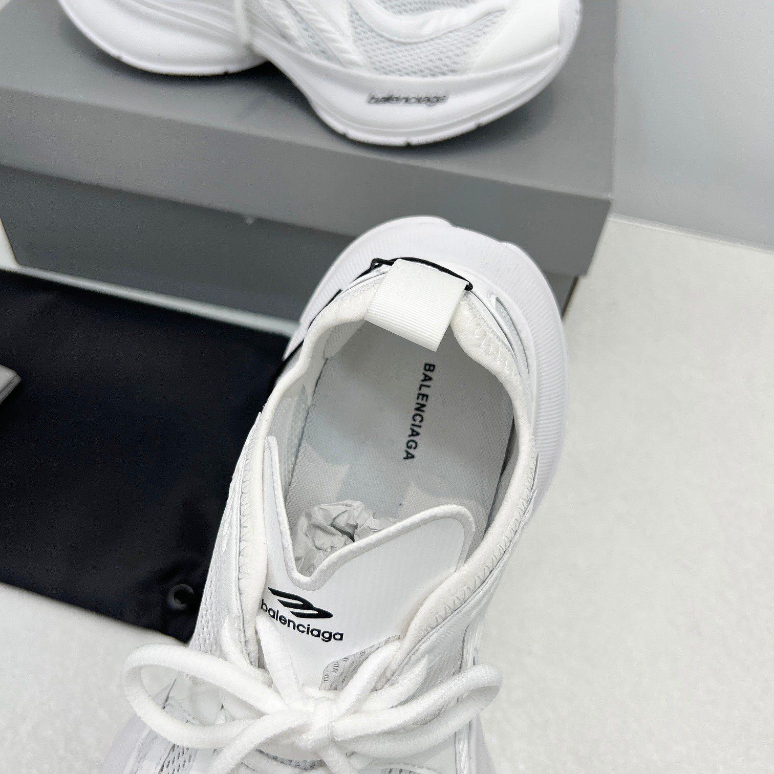 Balenciaga Sneakers Black Breathable