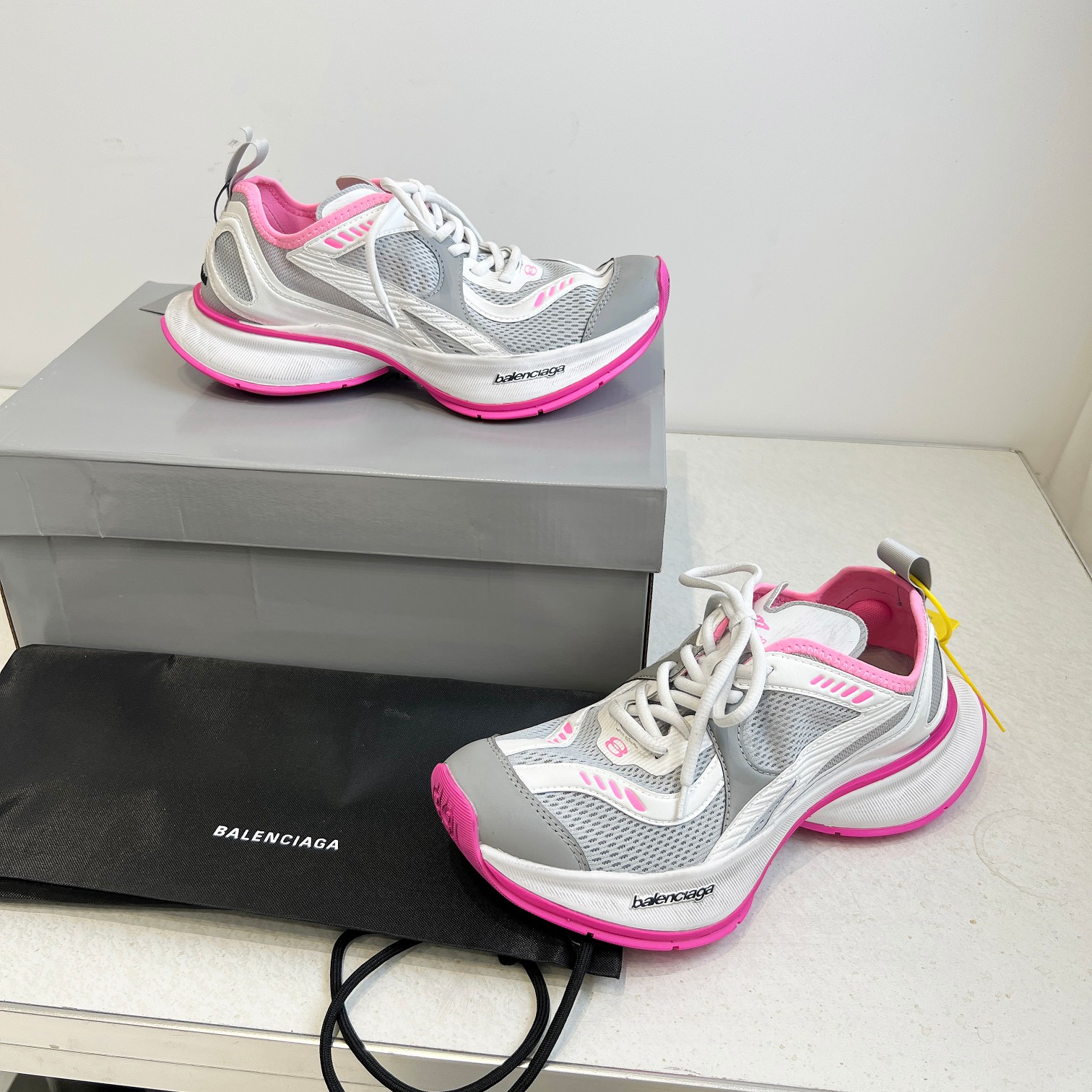 Balenciaga Sneakers Black Breathable