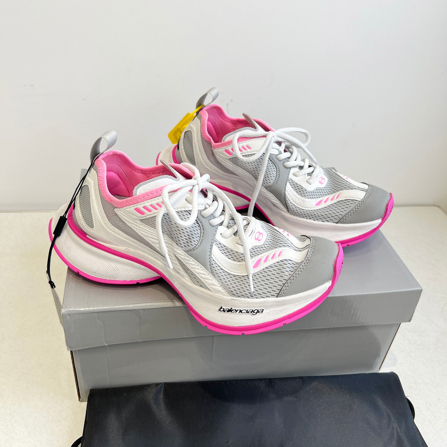 Balenciaga Sneakers Black Breathable