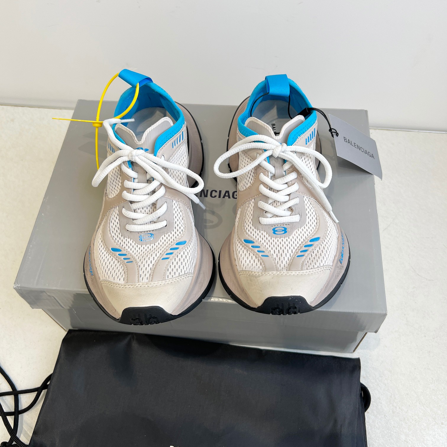 Balenciaga Sneakers Black Breathable