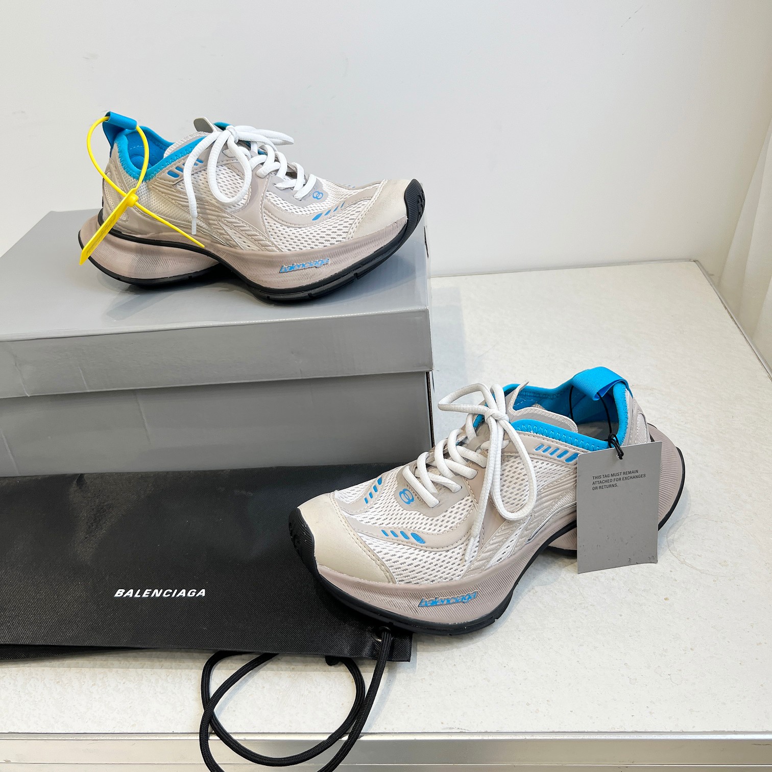 Balenciaga Sneakers Black Breathable