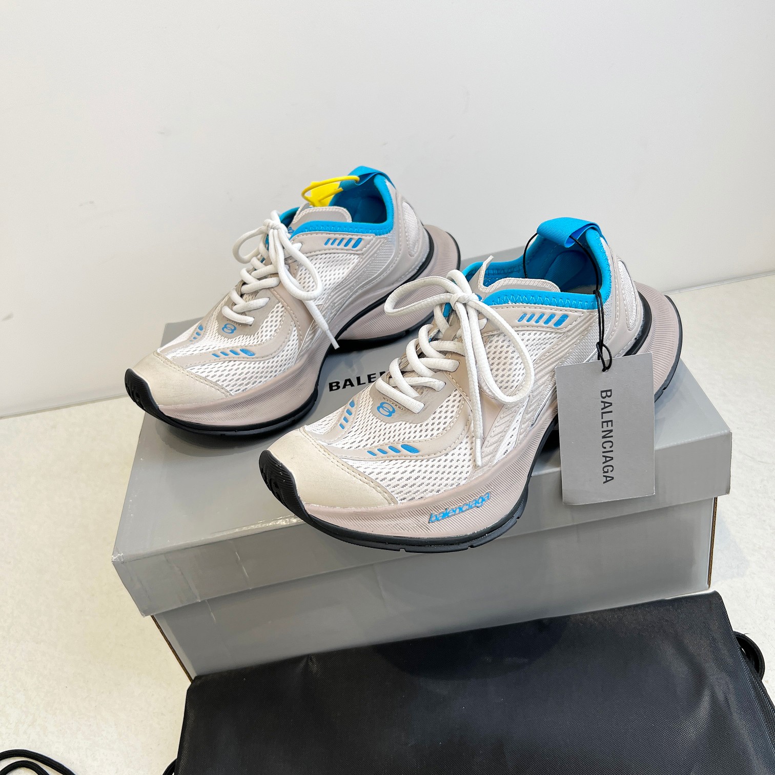 Balenciaga Sneakers Black Breathable