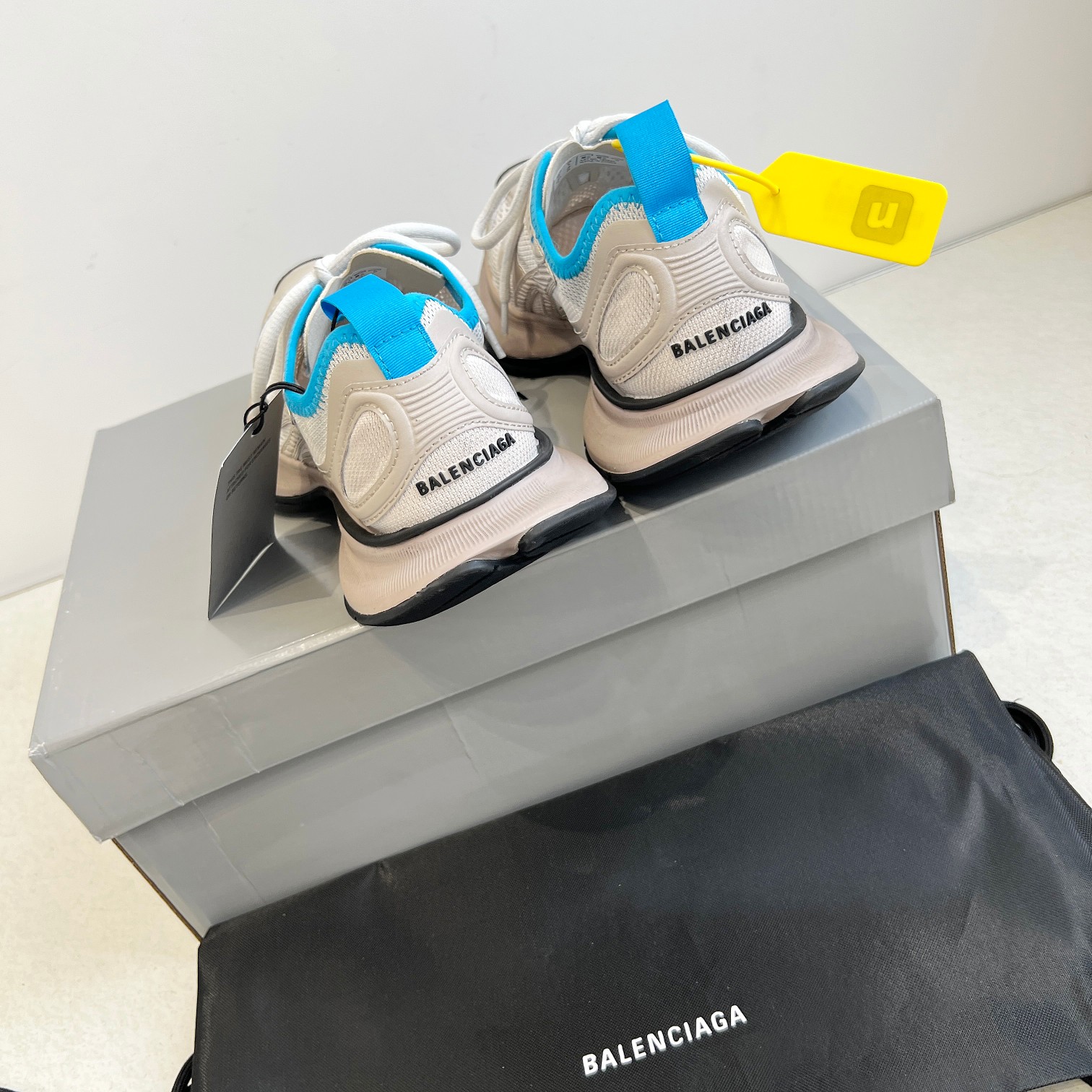 Balenciaga Sneakers Black Breathable