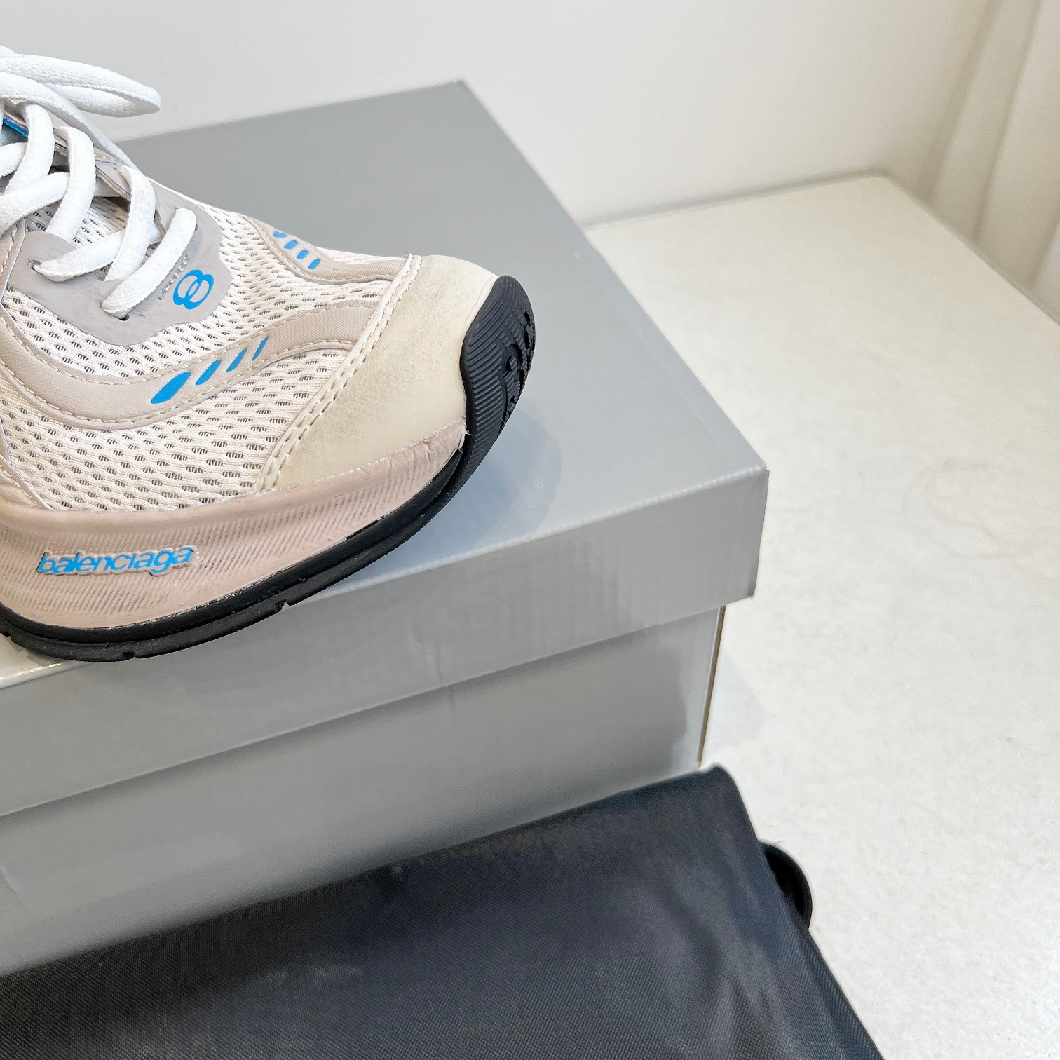 Balenciaga Sneakers Black Breathable