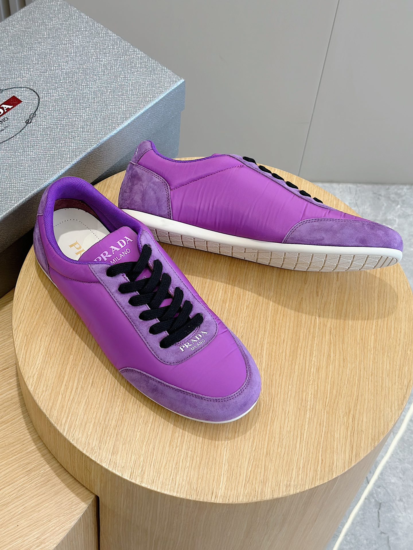 Adidas Prada Male Leather Shoes Cow Leather Breathable S