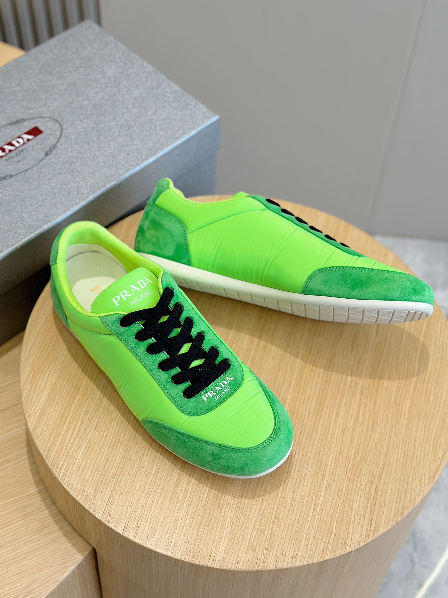 Adidas Prada Male Leather Shoes Cow Leather Breathable S