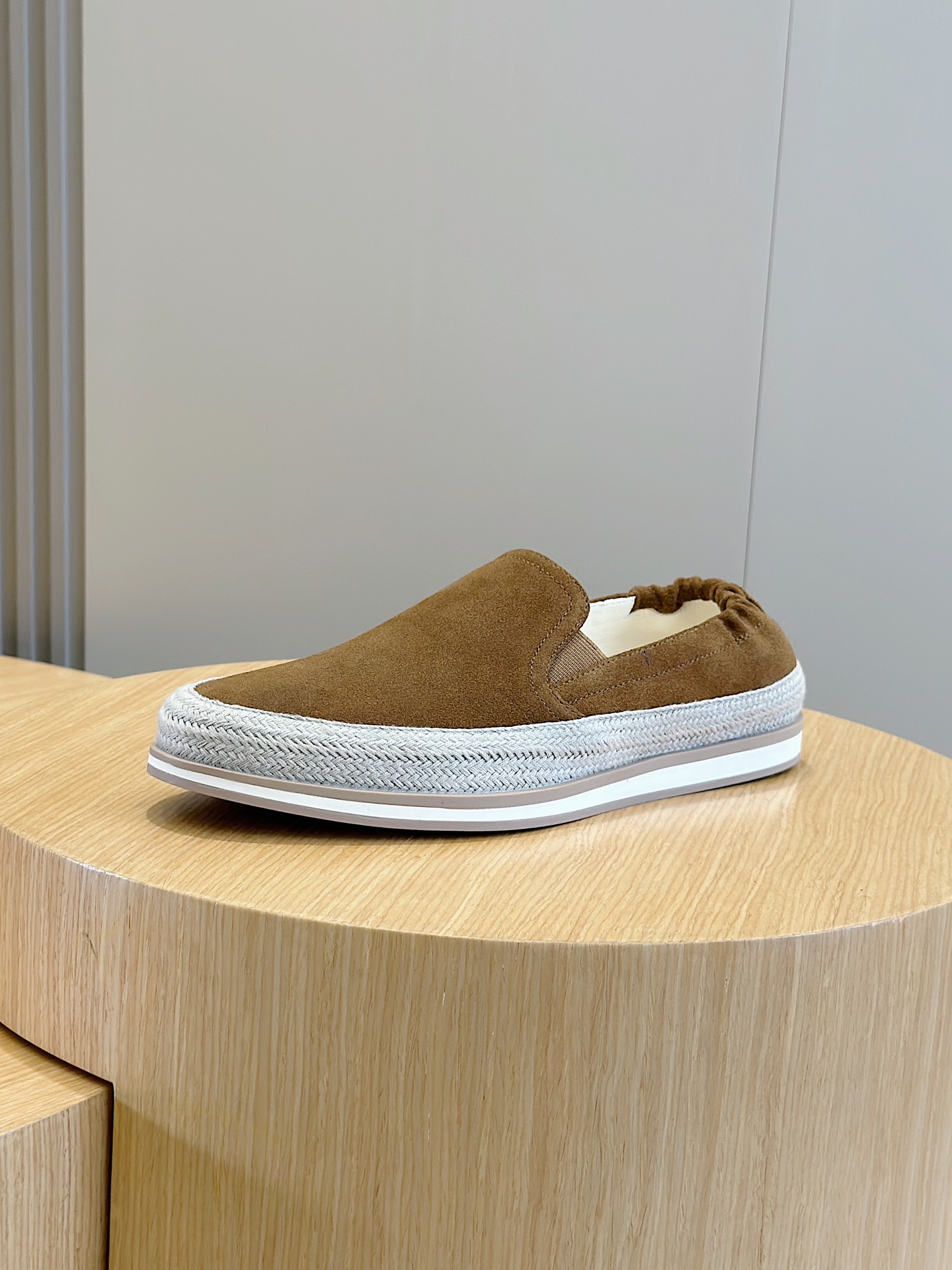 Adidas Prada Male Loafers Cow Leather S