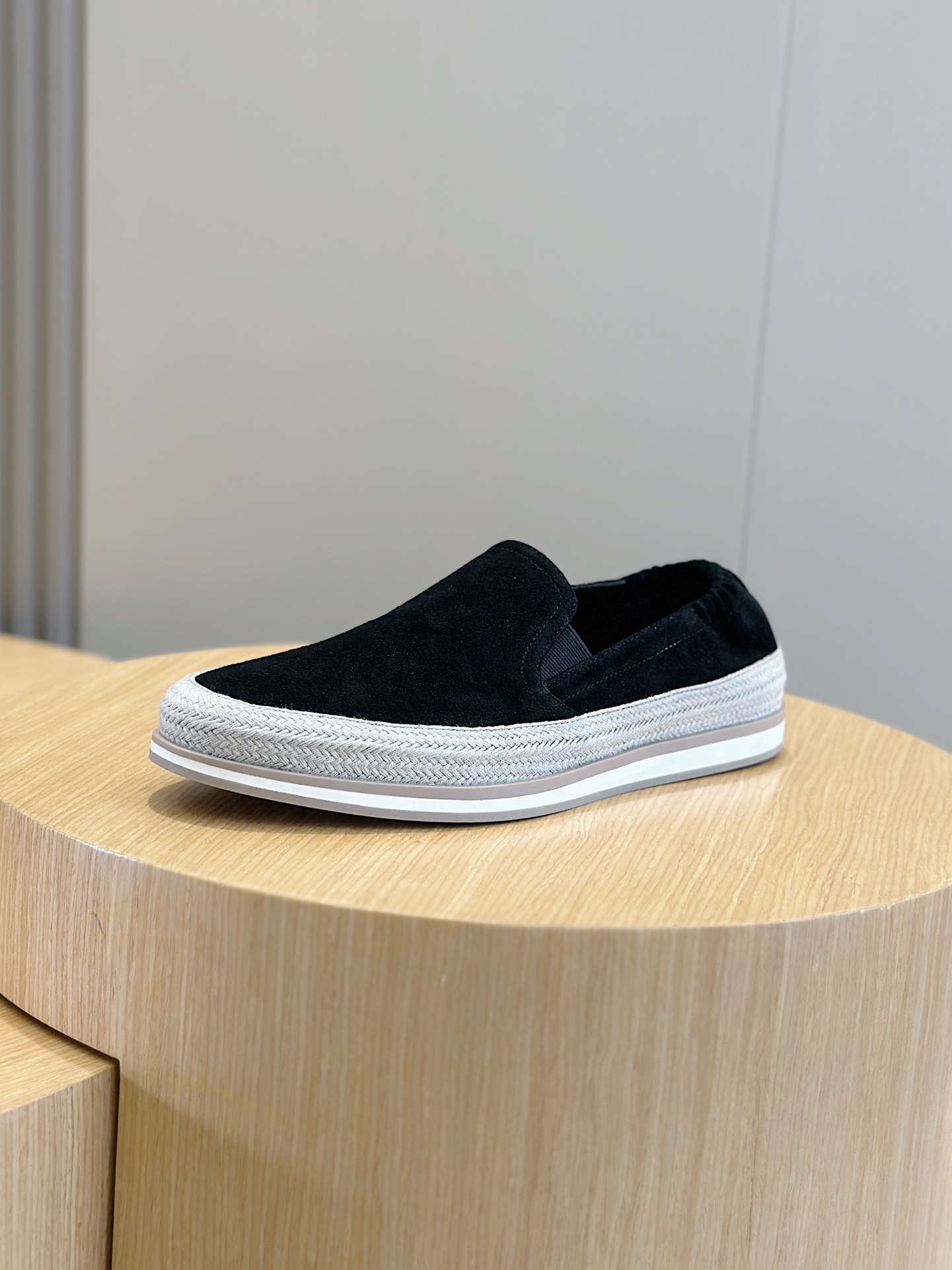 Adidas Prada Male Loafers Cow Leather S