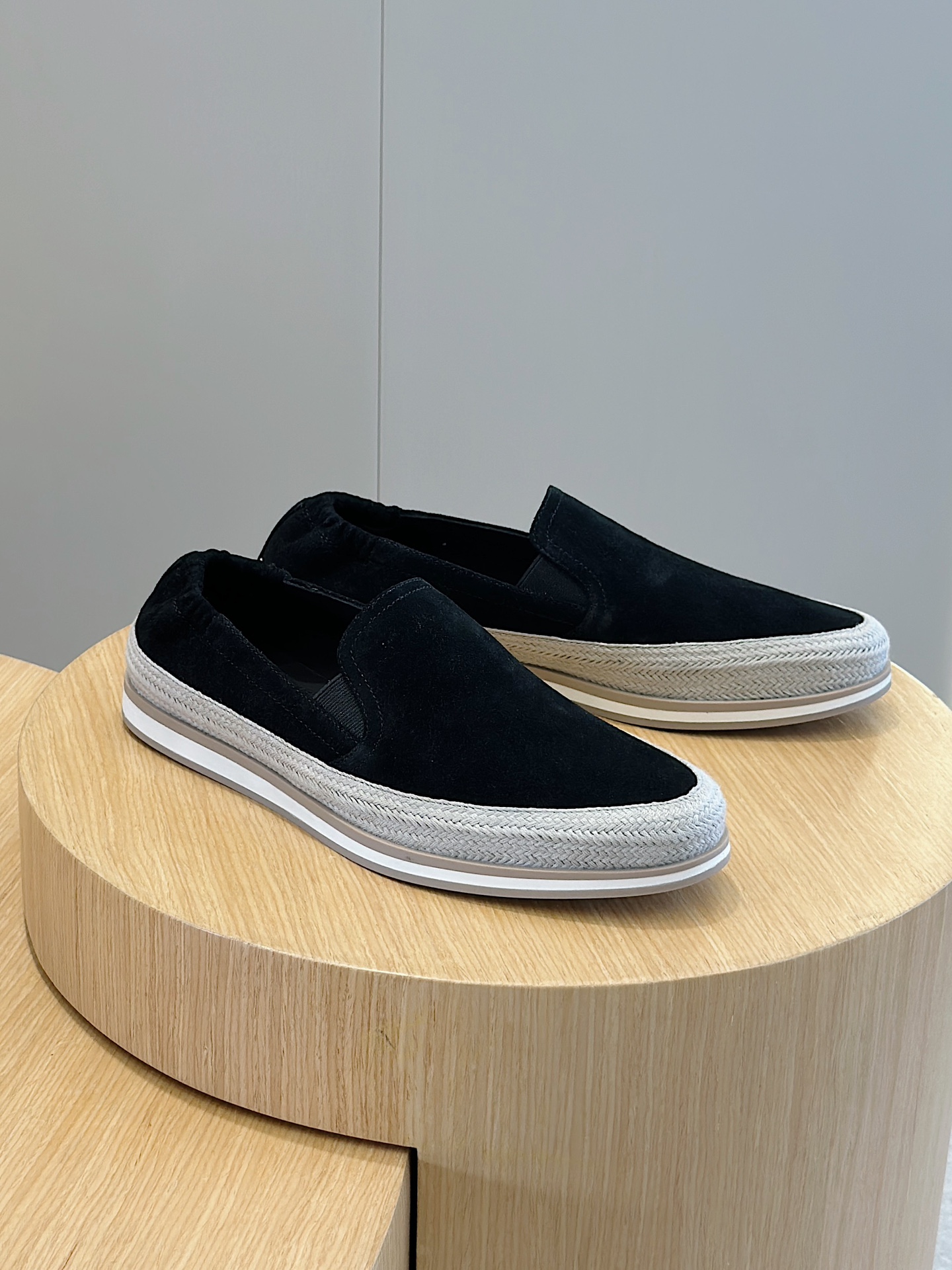 Adidas Prada Male Loafers Cow Leather S