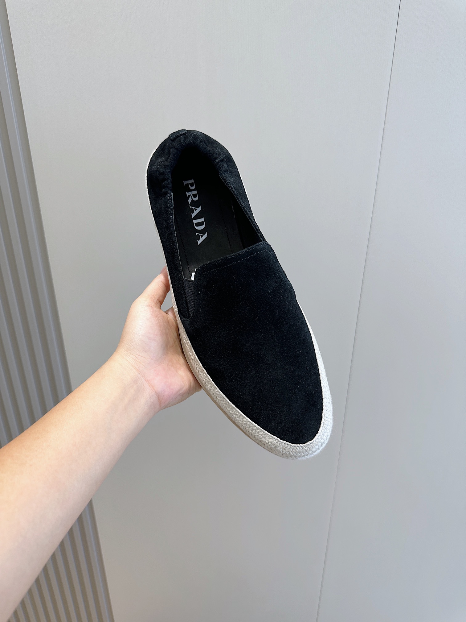 Adidas Prada Male Loafers Cow Leather S