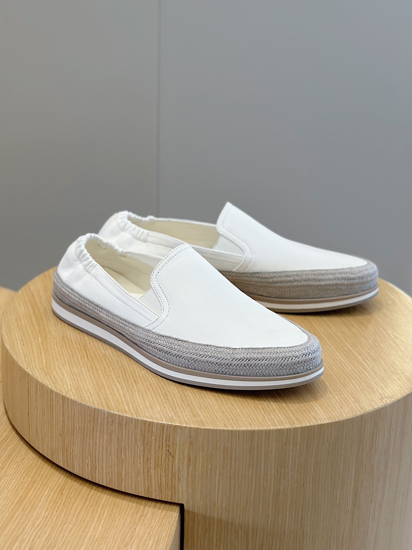 Adidas Prada Male Loafers Cow Leather S