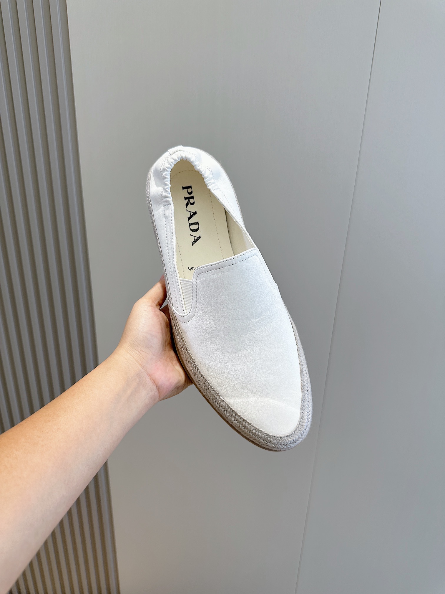 Adidas Prada Male Loafers Cow Leather S