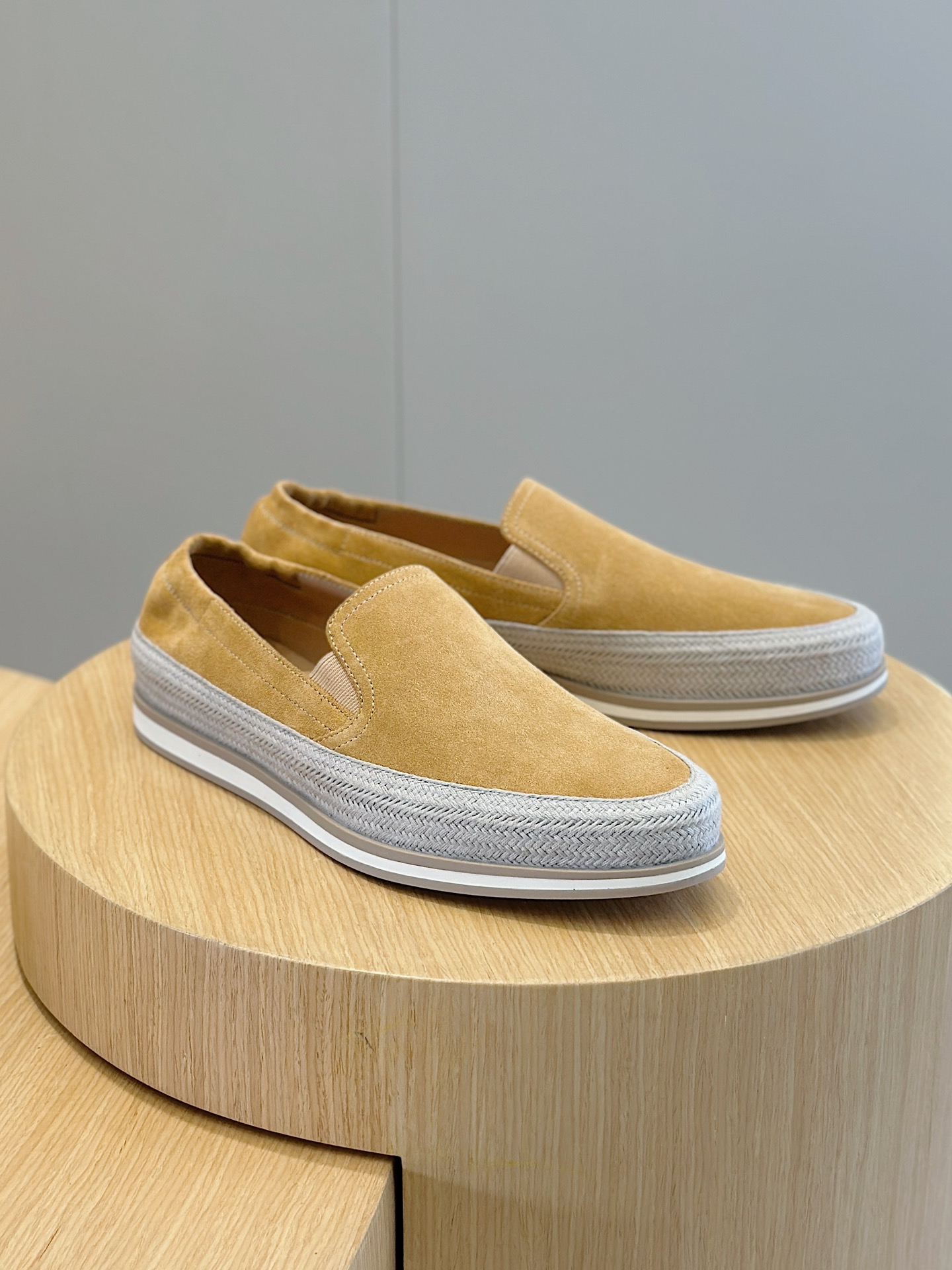 Adidas Prada Male Loafers Cow Leather S