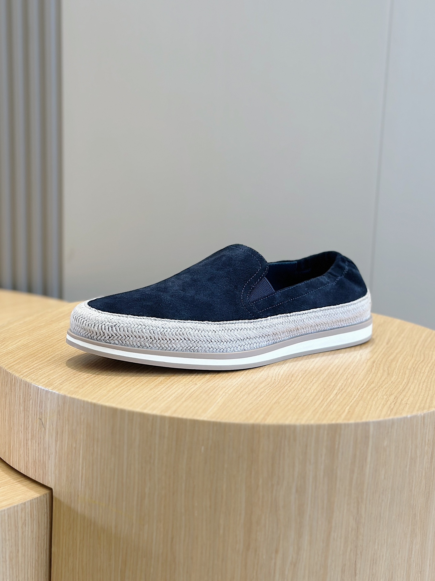 Adidas Prada Male Loafers Cow Leather S