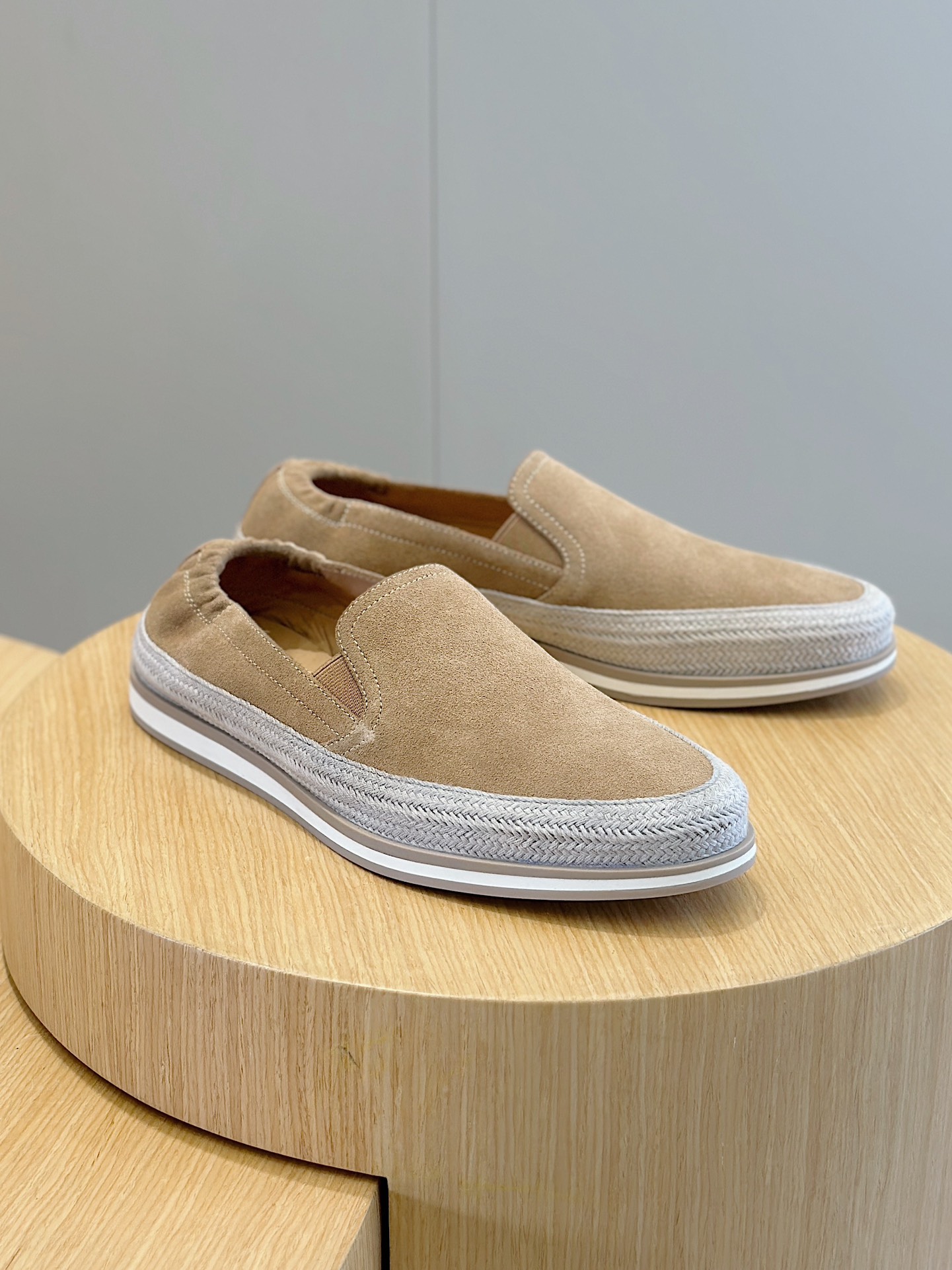 Adidas Prada Male Loafers Cow Leather S