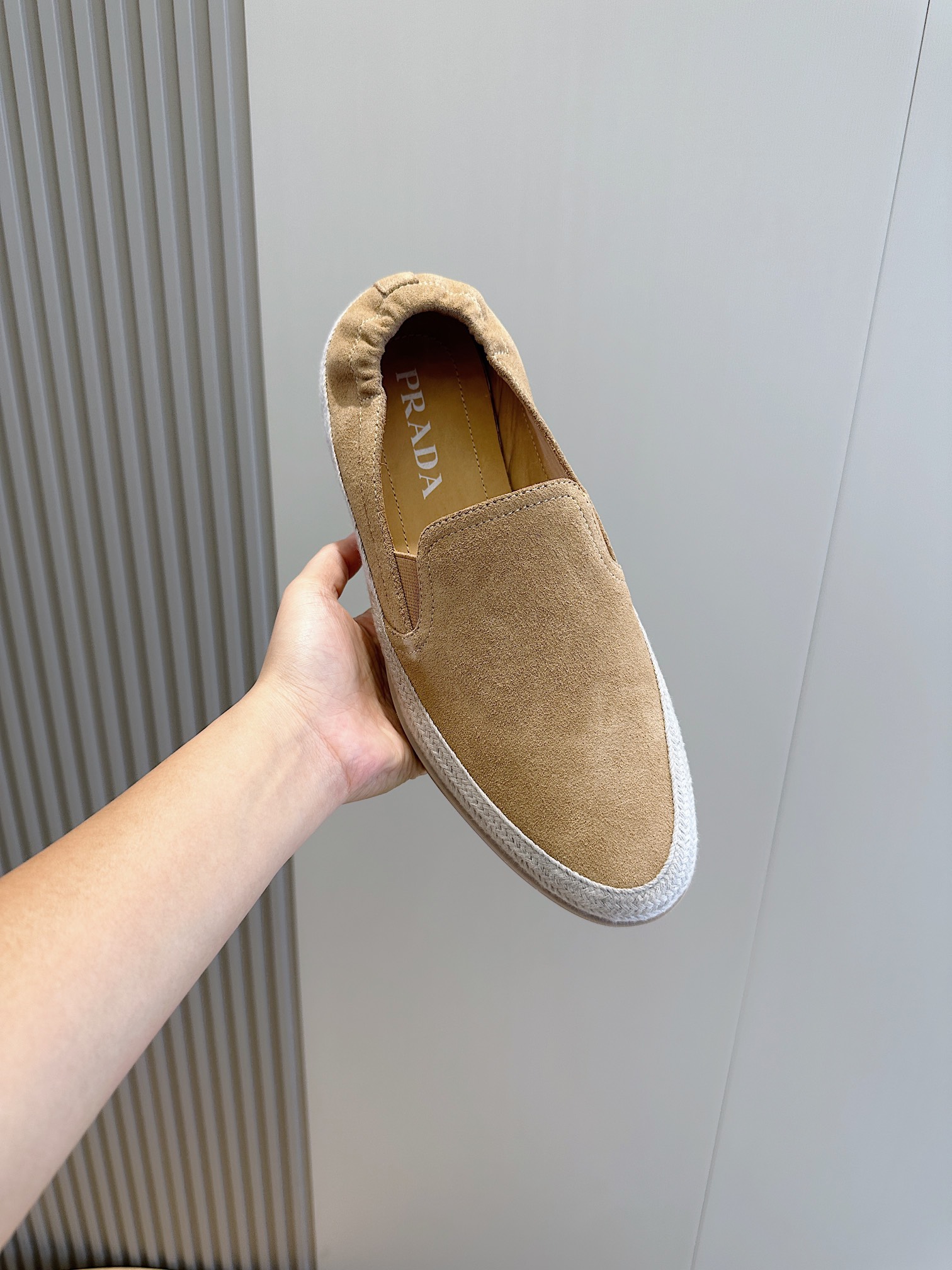 Adidas Prada Male Loafers Cow Leather S